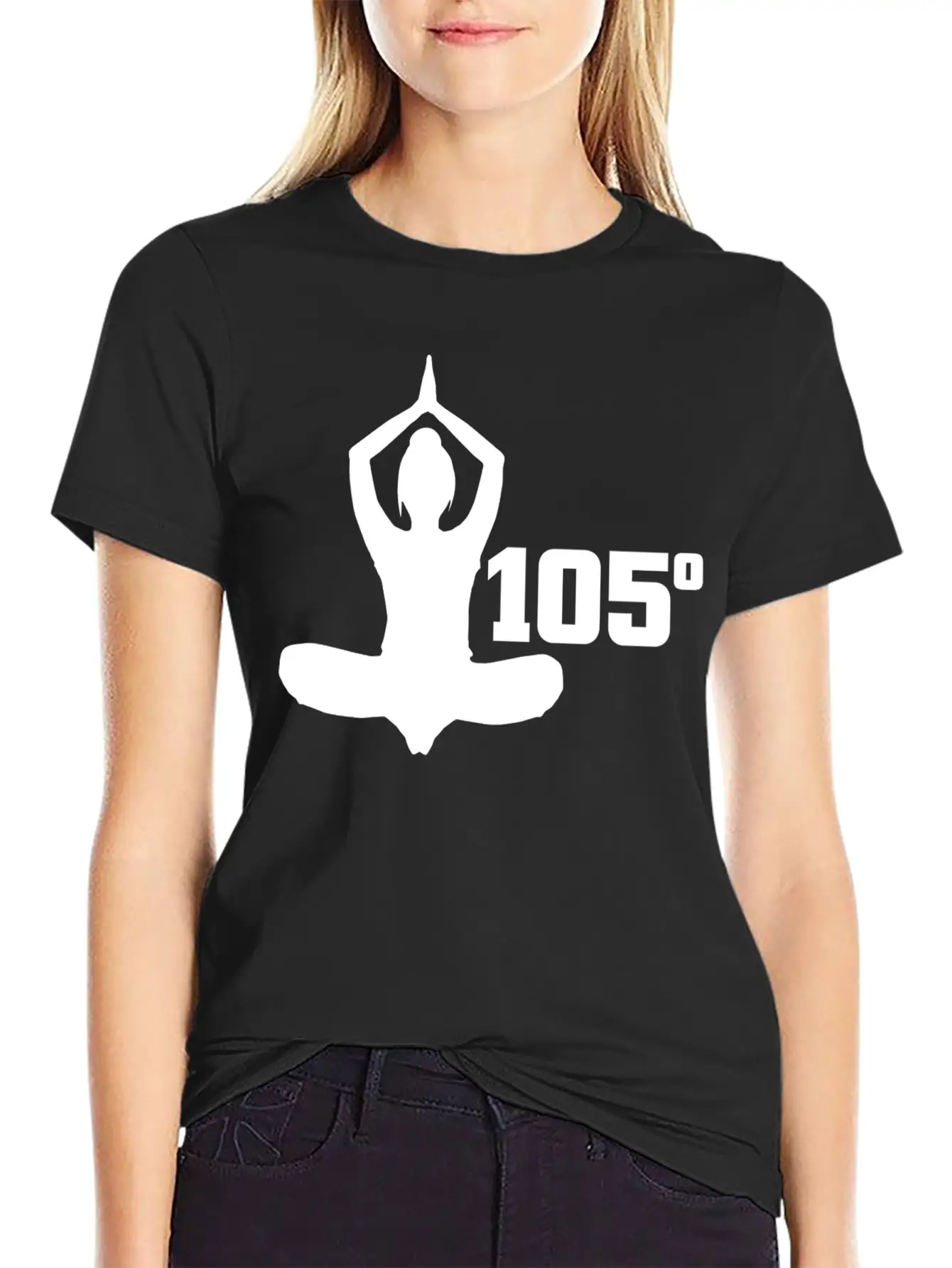 Yoga - 105 Degrees Lightweight Cotton T-Shirt – Daily Comfort Graphic Shirt