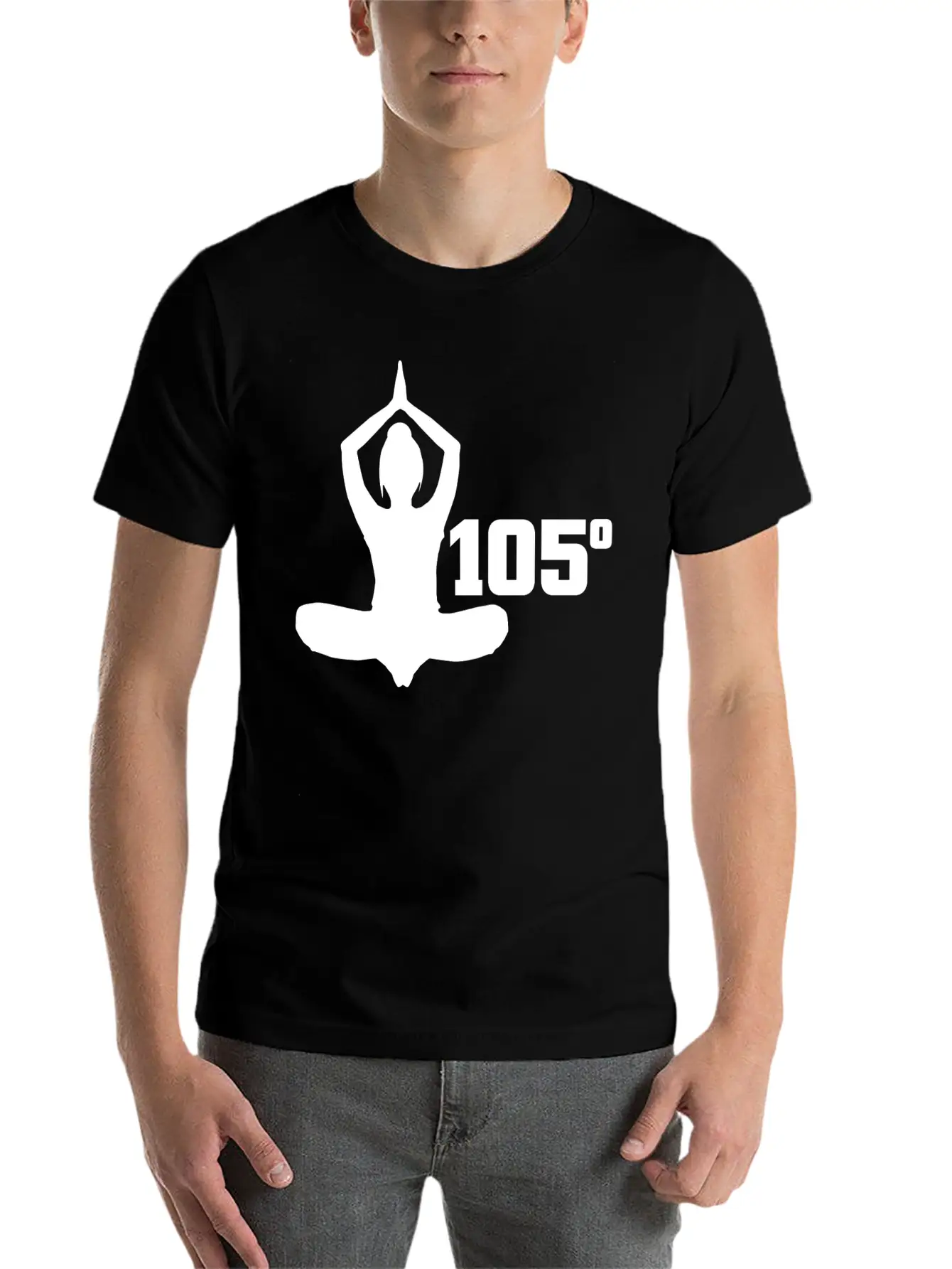 Yoga - 105 Degrees Lightweight Cotton T-Shirt – Daily Comfort Graphic Shirt