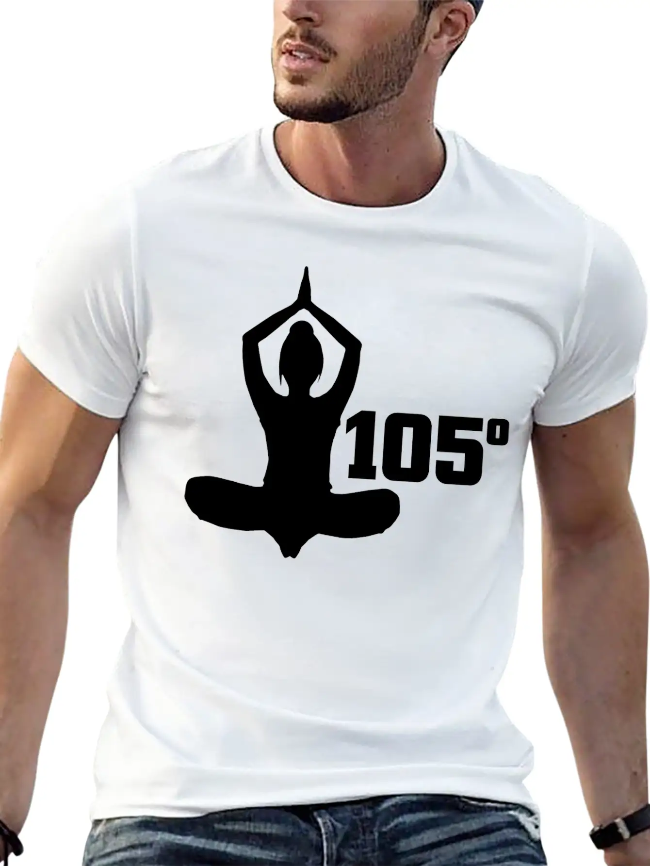 Yoga - 105 Degrees Lightweight Cotton T-Shirt – Daily Comfort Graphic Shirt
