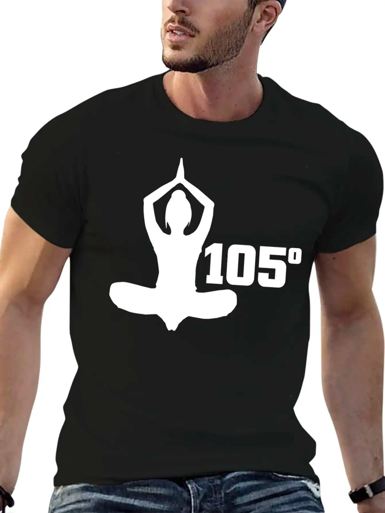 Yoga - 105 Degrees Lightweight Cotton T-Shirt – Daily Comfort Graphic Shirt