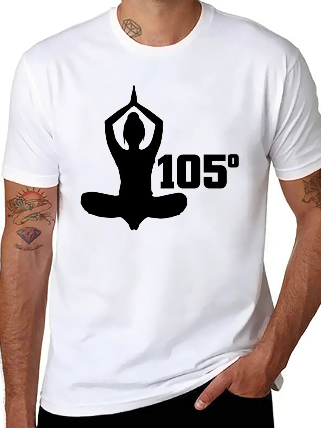 Yoga - 105 Degrees Lightweight Cotton T-Shirt – Daily Comfort Graphic Shirt