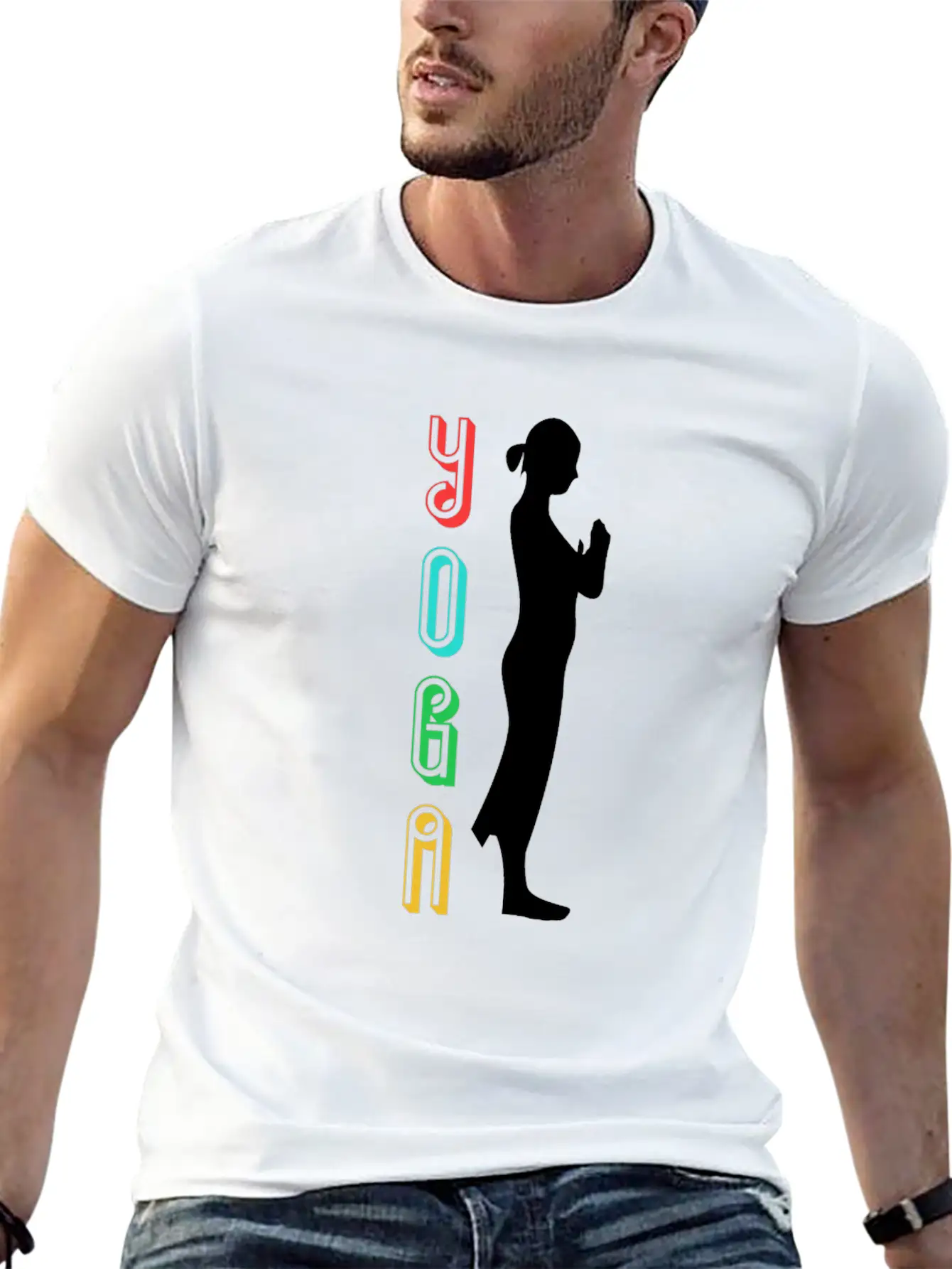 Yoga Lightweight Cotton T-Shirt – Daily Comfort Graphic Shirt