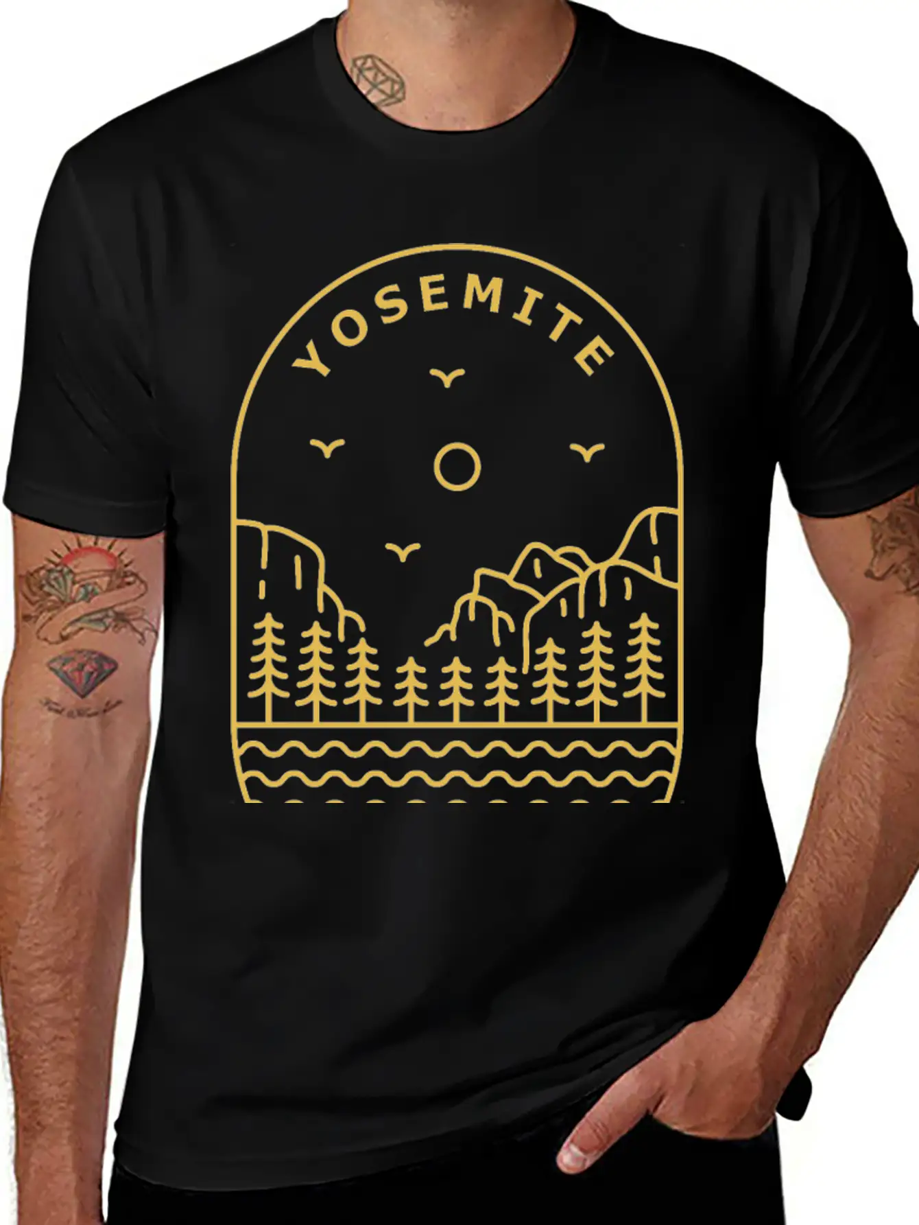 Yosemite Lightweight Cotton T-Shirt – Daily Comfort Graphic Shirt