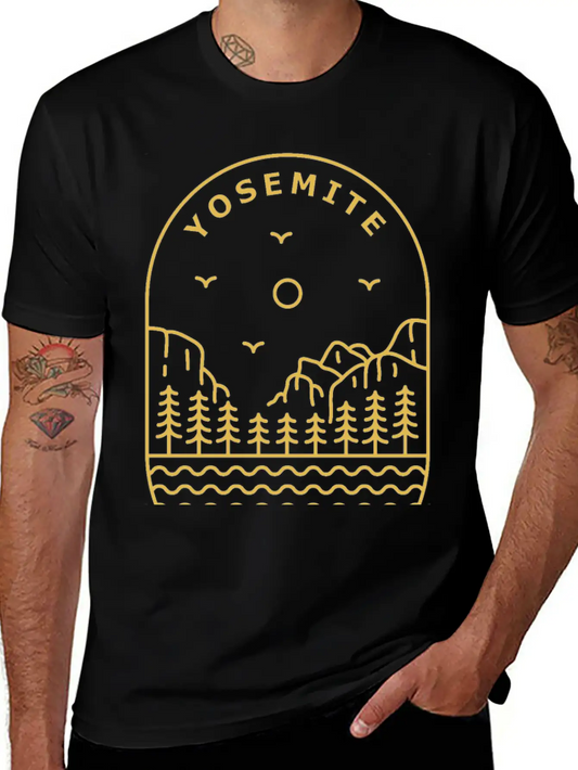 Yosemite Lightweight Cotton T-Shirt – Daily Comfort Graphic Shirt