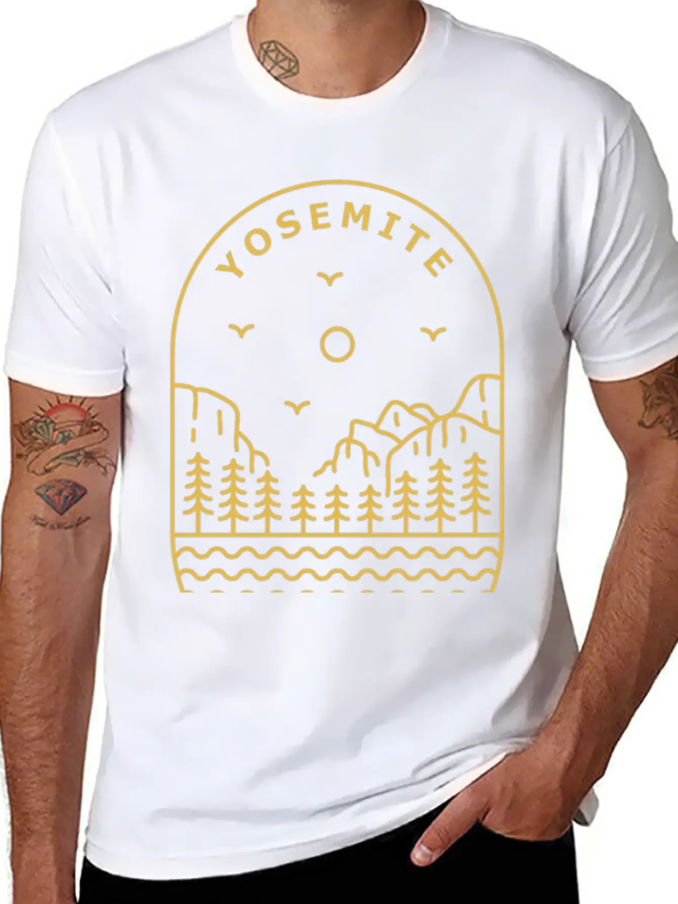 Yosemite Lightweight Cotton T-Shirt – Daily Comfort Graphic Shirt