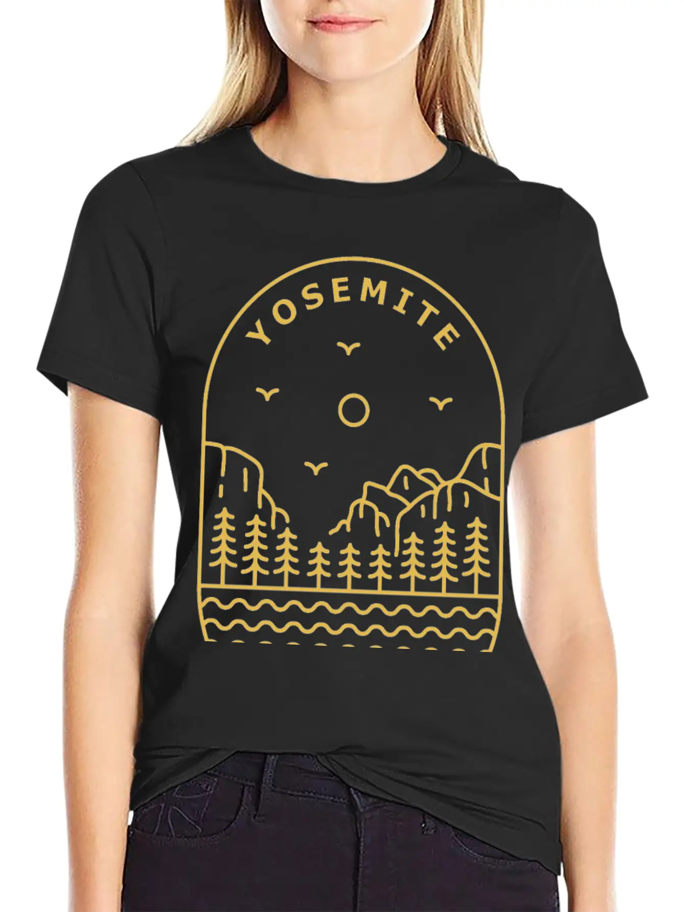 Yosemite Lightweight Cotton T-Shirt – Daily Comfort Graphic Shirt