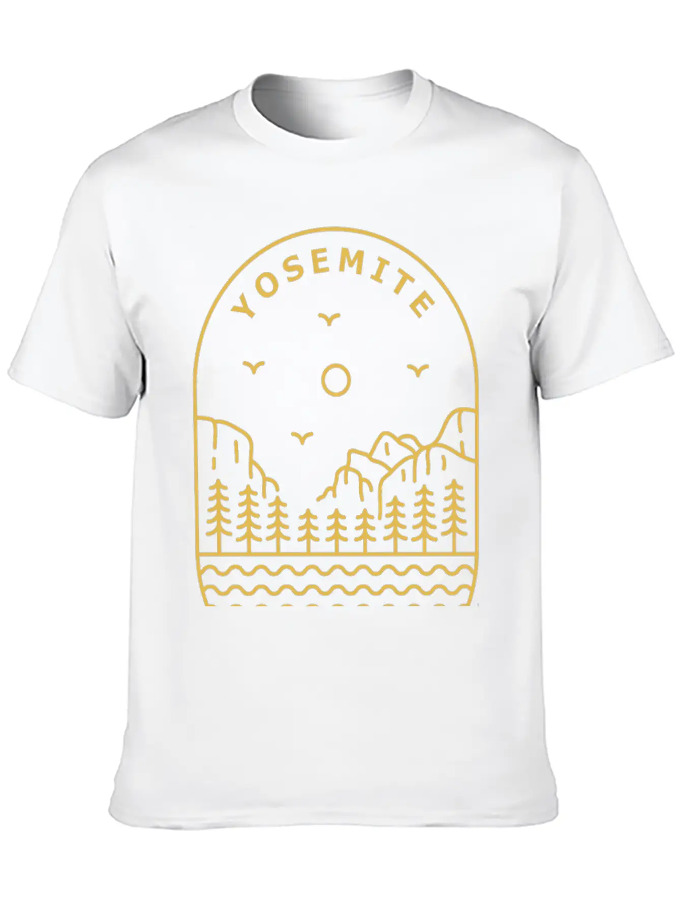 Yosemite Lightweight Cotton T-Shirt – Daily Comfort Graphic Shirt