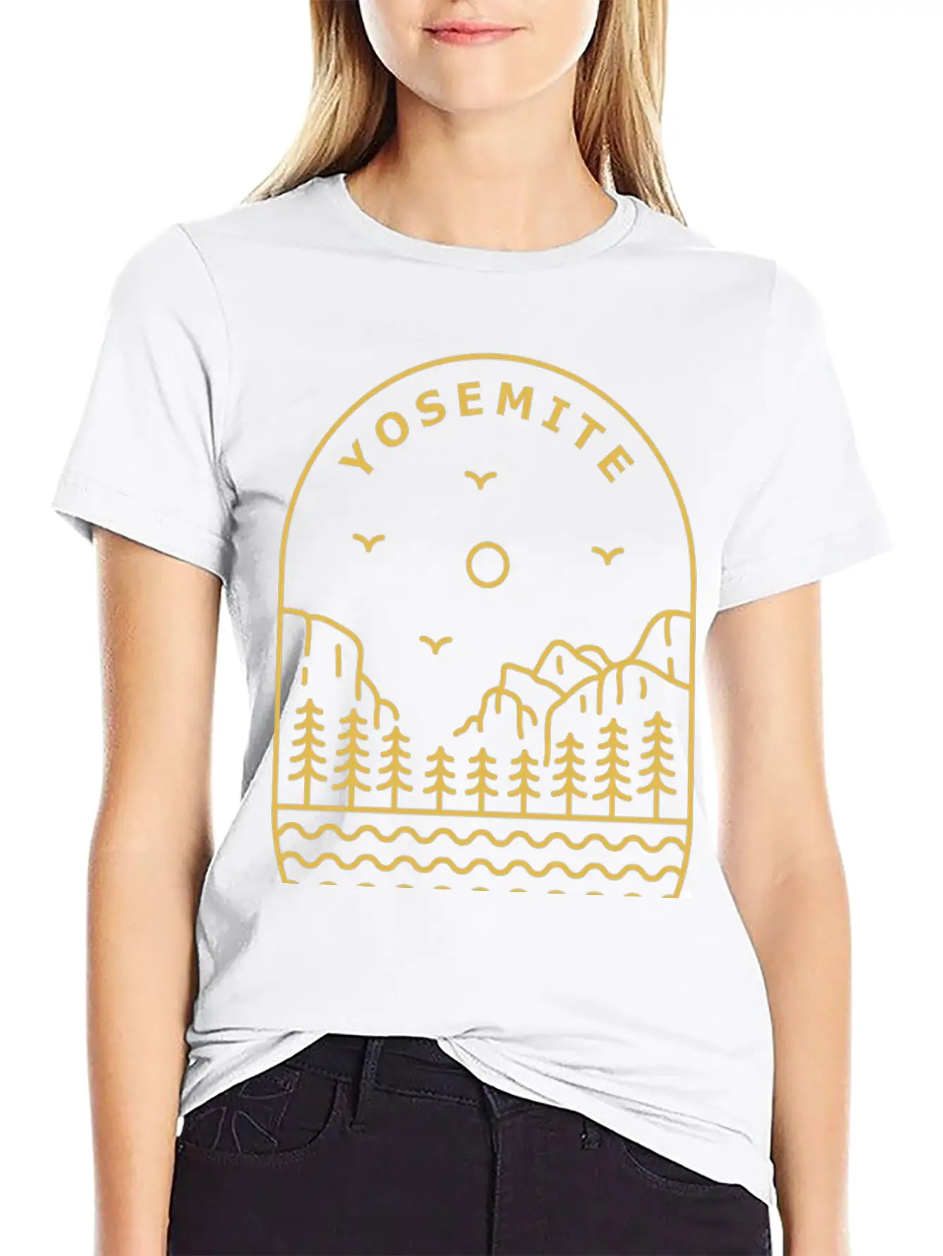 Yosemite Lightweight Cotton T-Shirt – Daily Comfort Graphic Shirt