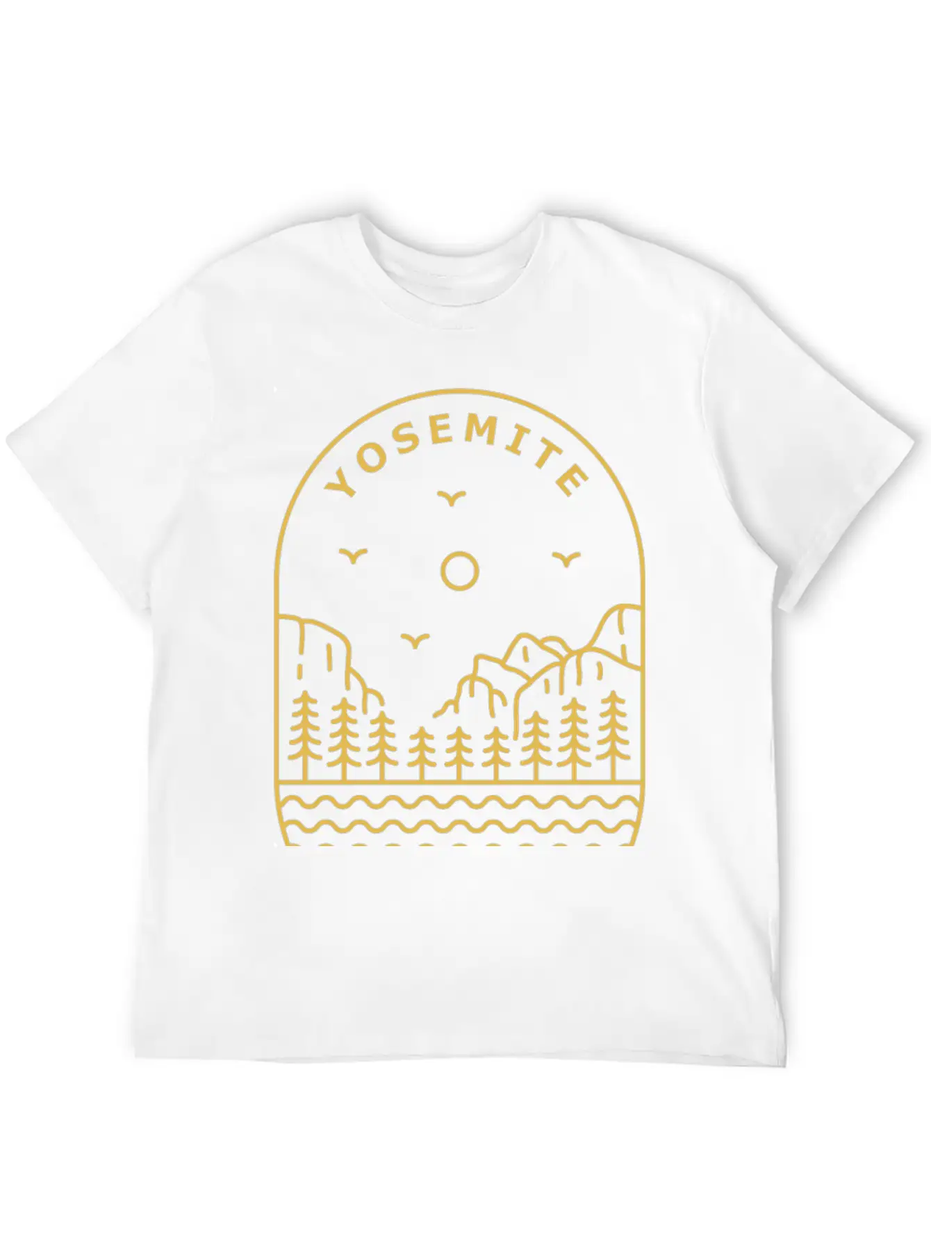 Yosemite Lightweight Cotton T-Shirt – Daily Comfort Graphic Shirt