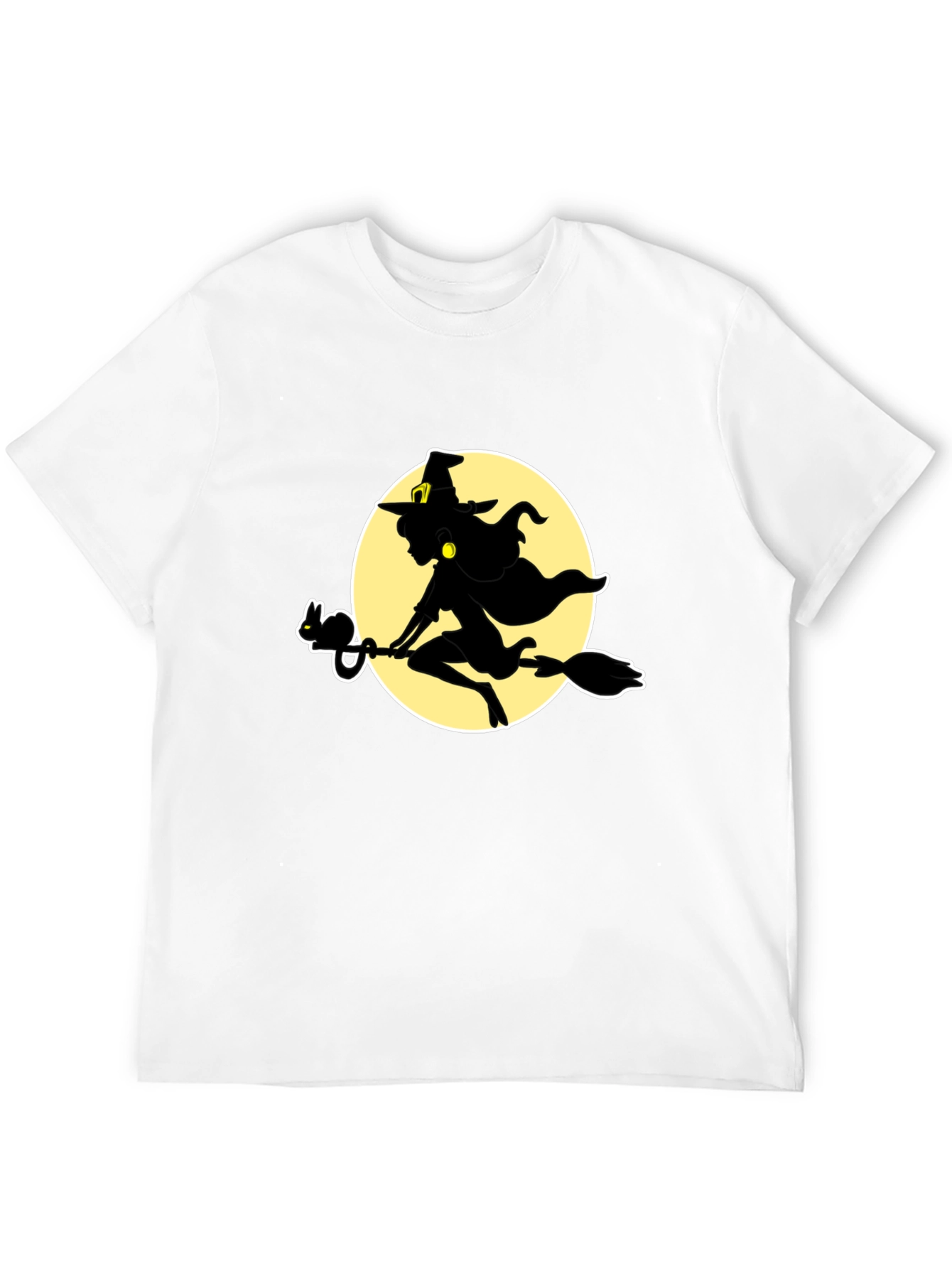 Witch & Cat Silhouette T-Shirt