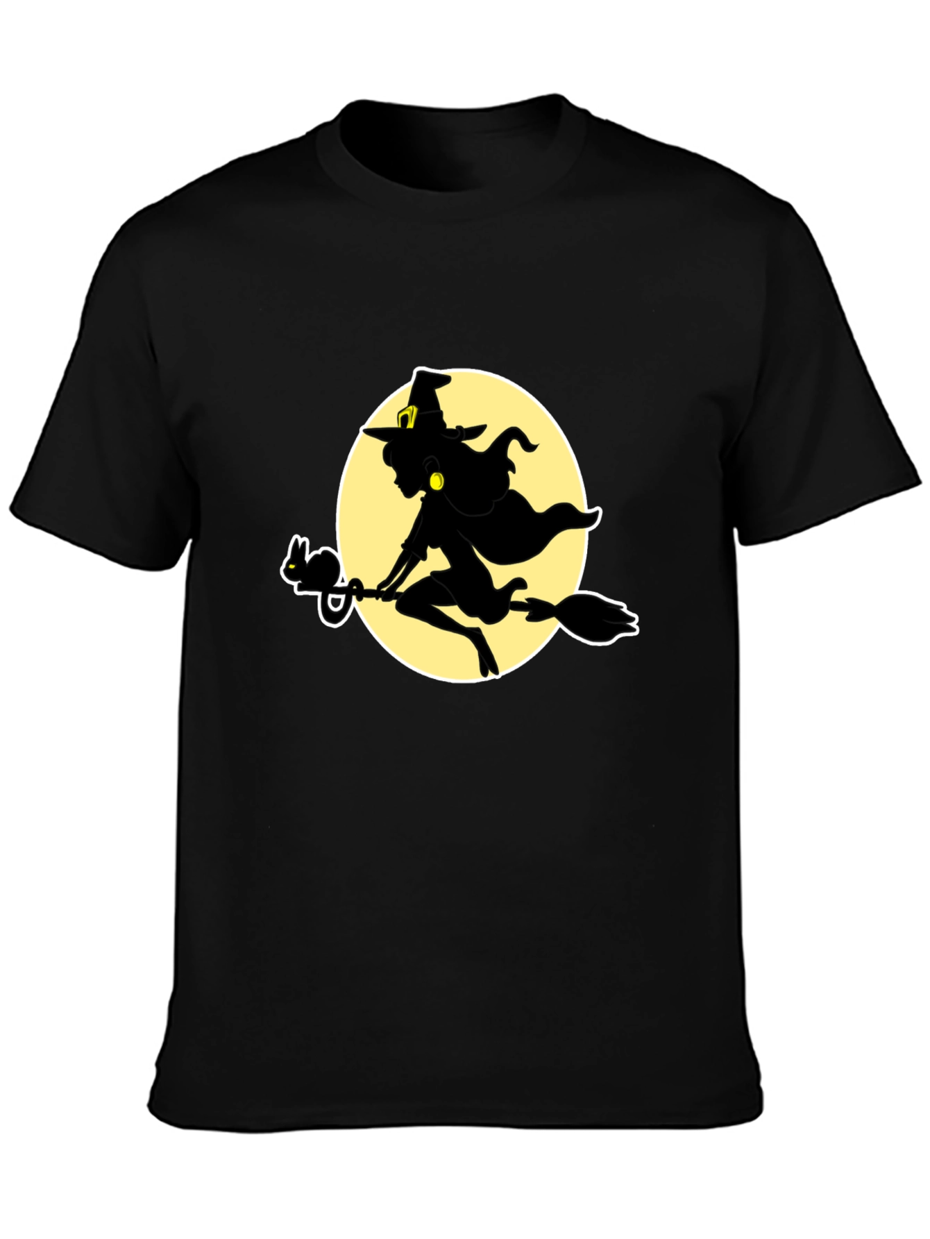Witch & Cat Silhouette T-Shirt