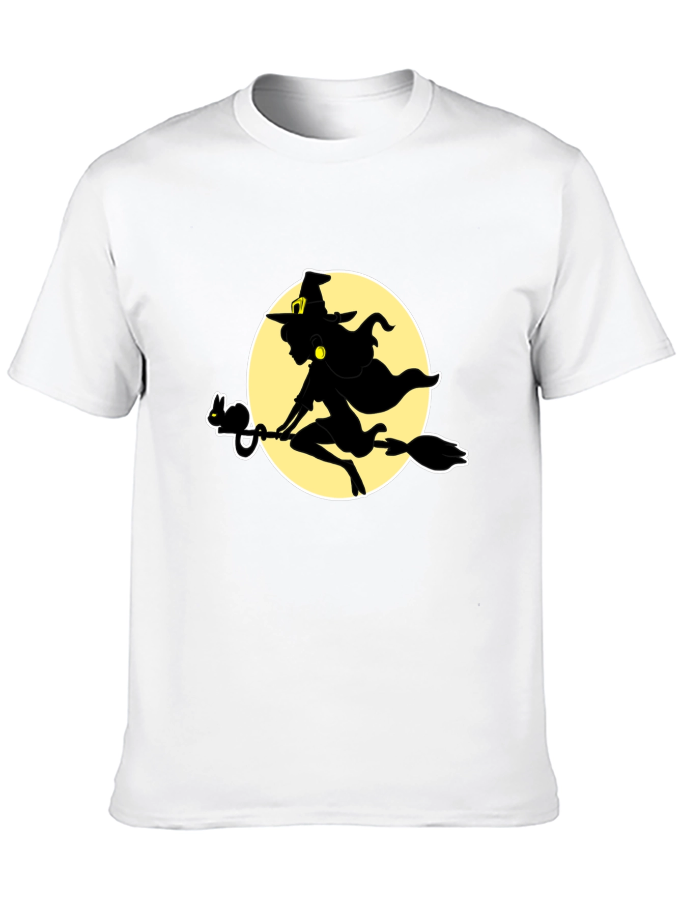 Witch & Cat Silhouette T-Shirt