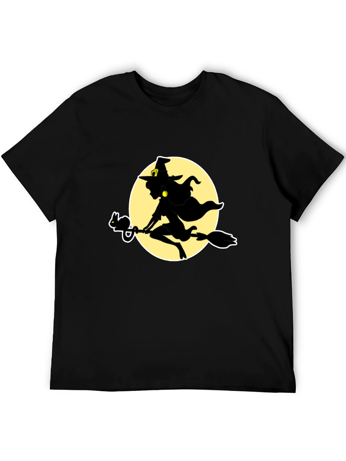 Witch & Cat Silhouette T-Shirt