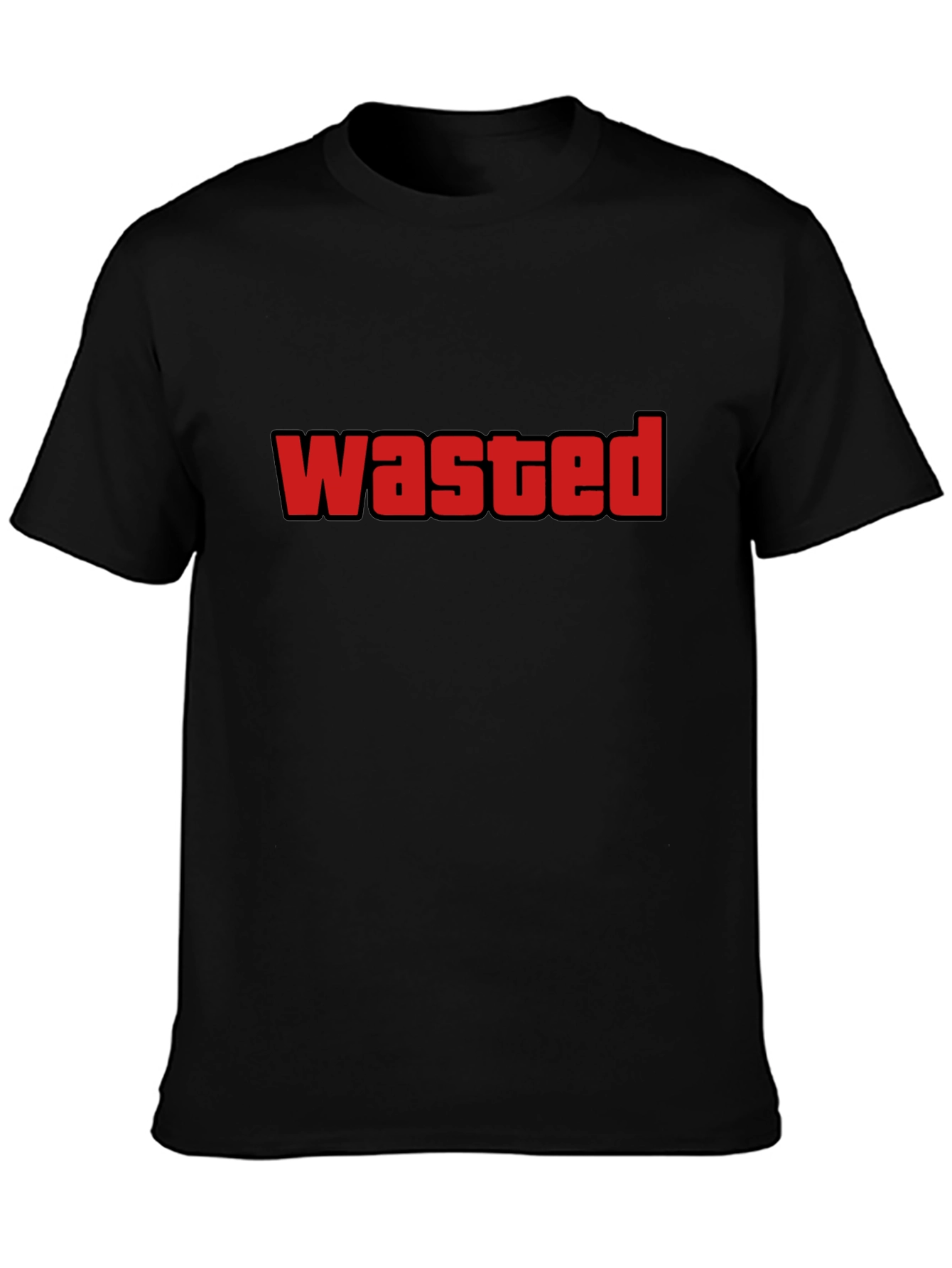 Wasted Graphic Tee - Soft Cotton Crewneck
