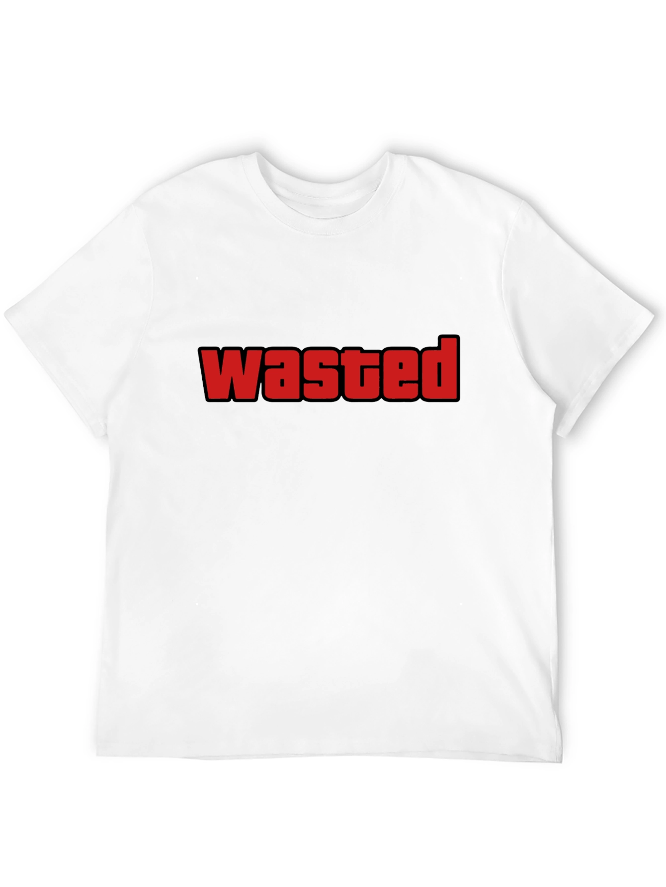 Wasted Graphic Tee - Soft Cotton Crewneck
