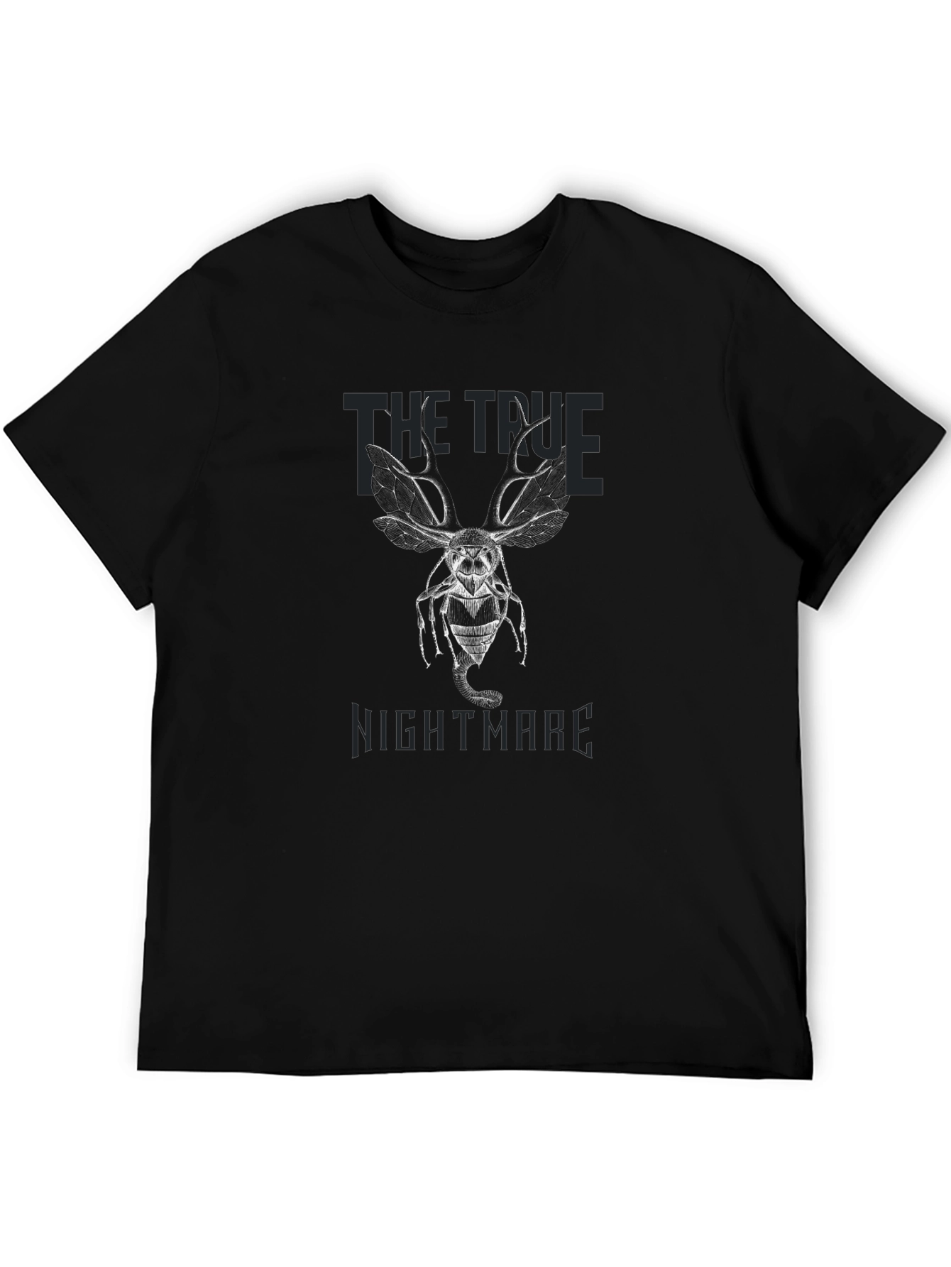 The True Nightmare Graphic T-Shirt - Black