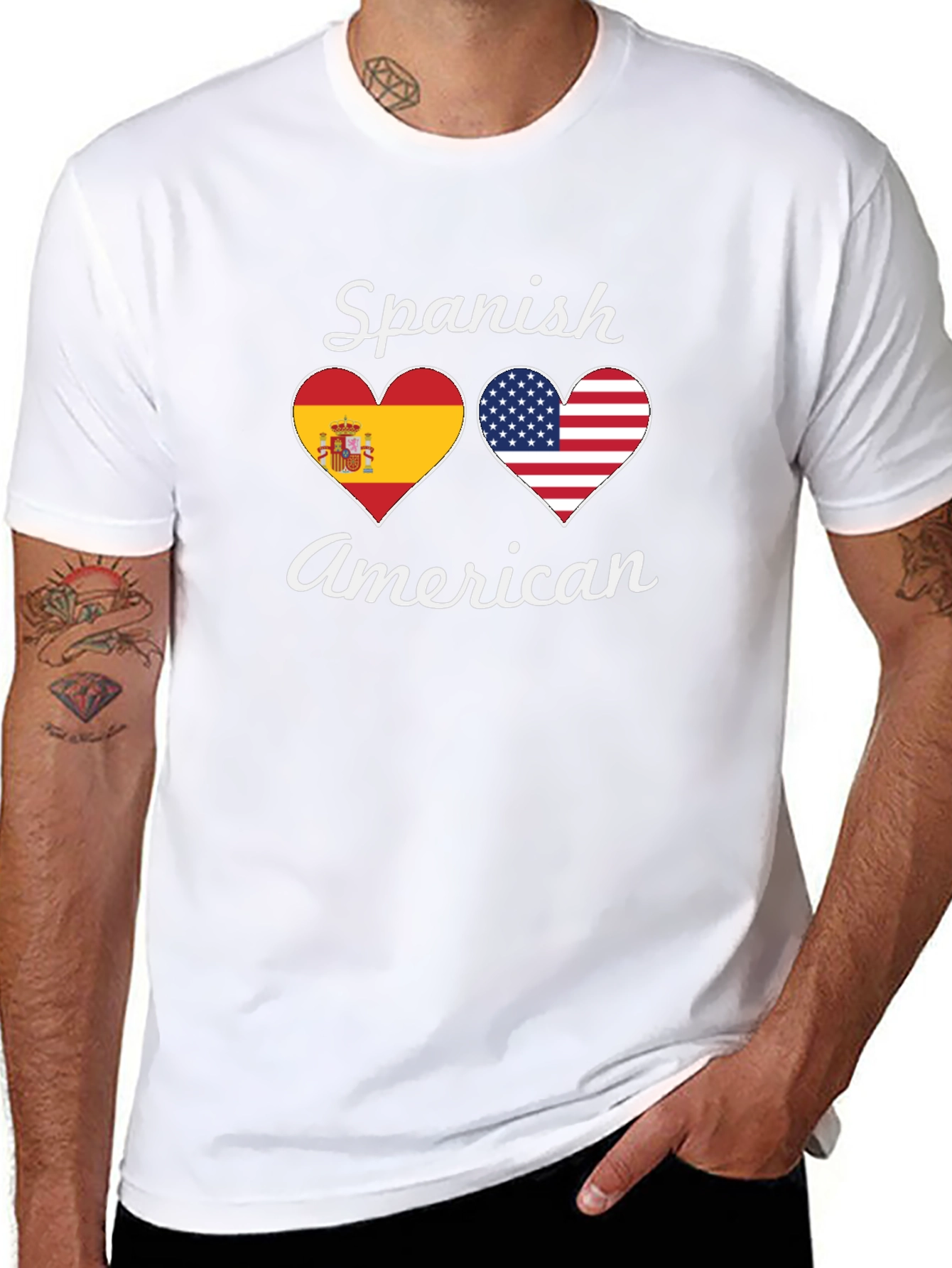Spanish American Pride Graphic T-Shirt