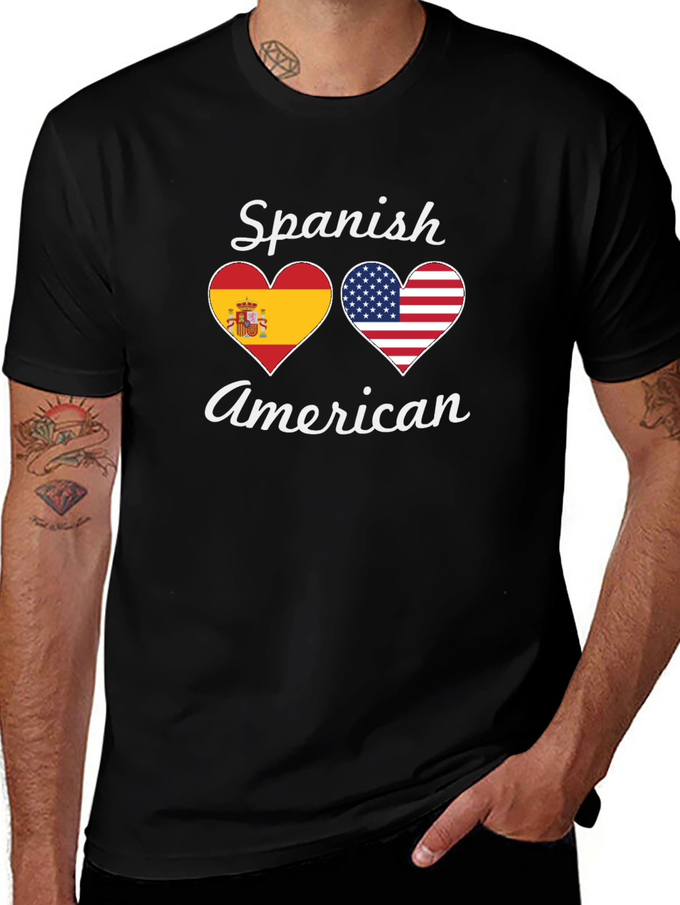 Spanish American Pride Graphic T-Shirt