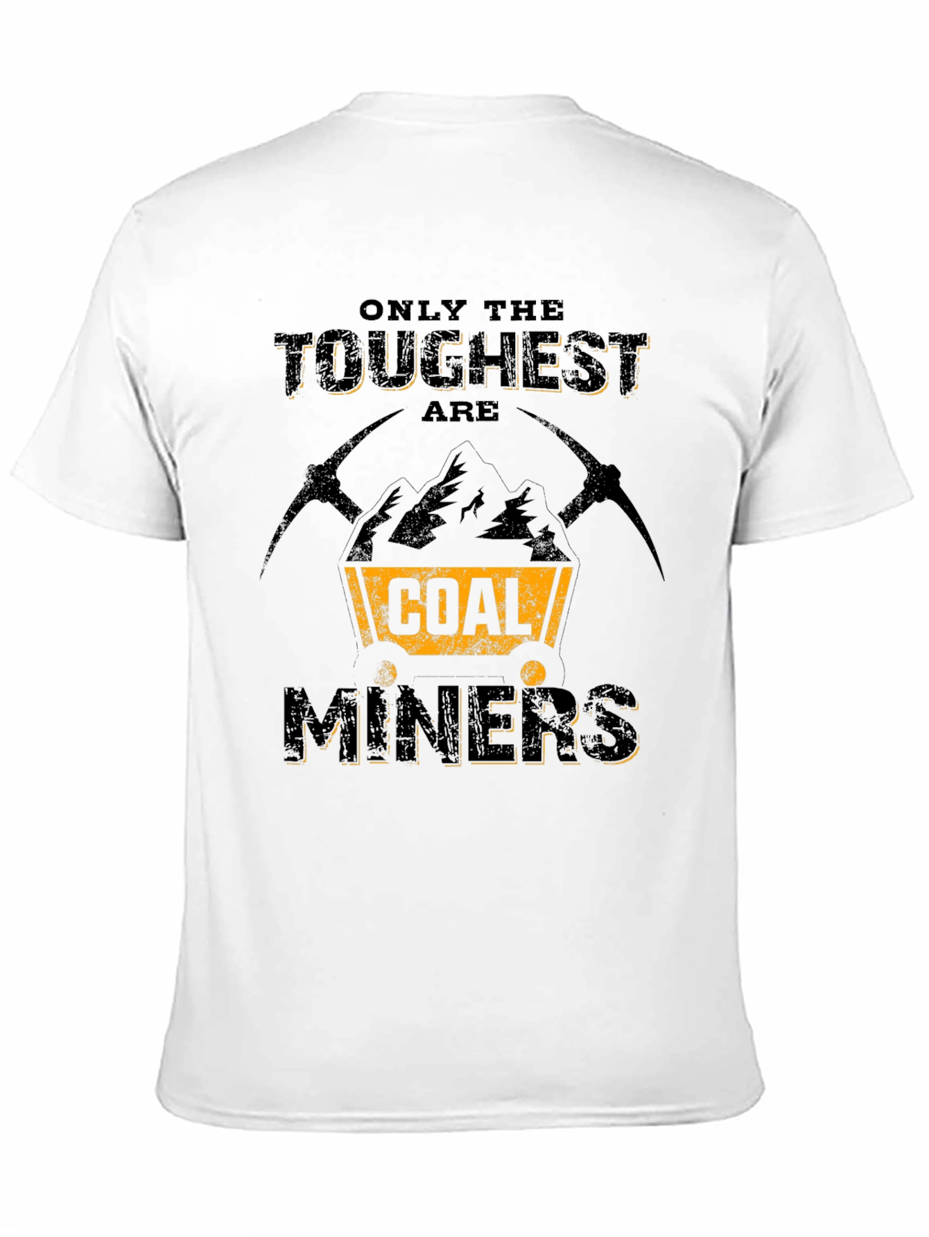Toughest Coal Miners Graphic Tee - Black Crew Neck