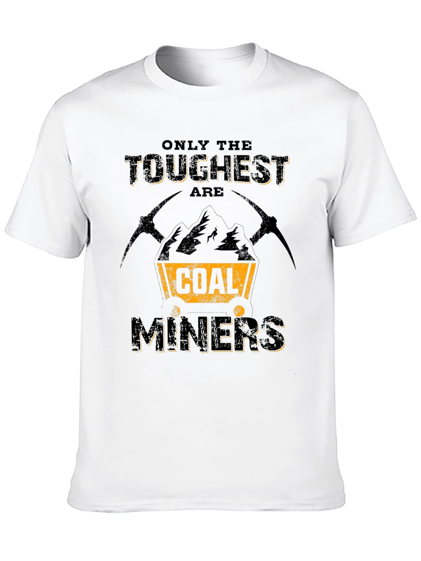 Toughest Coal Miners Graphic Tee - Black Crew Neck
