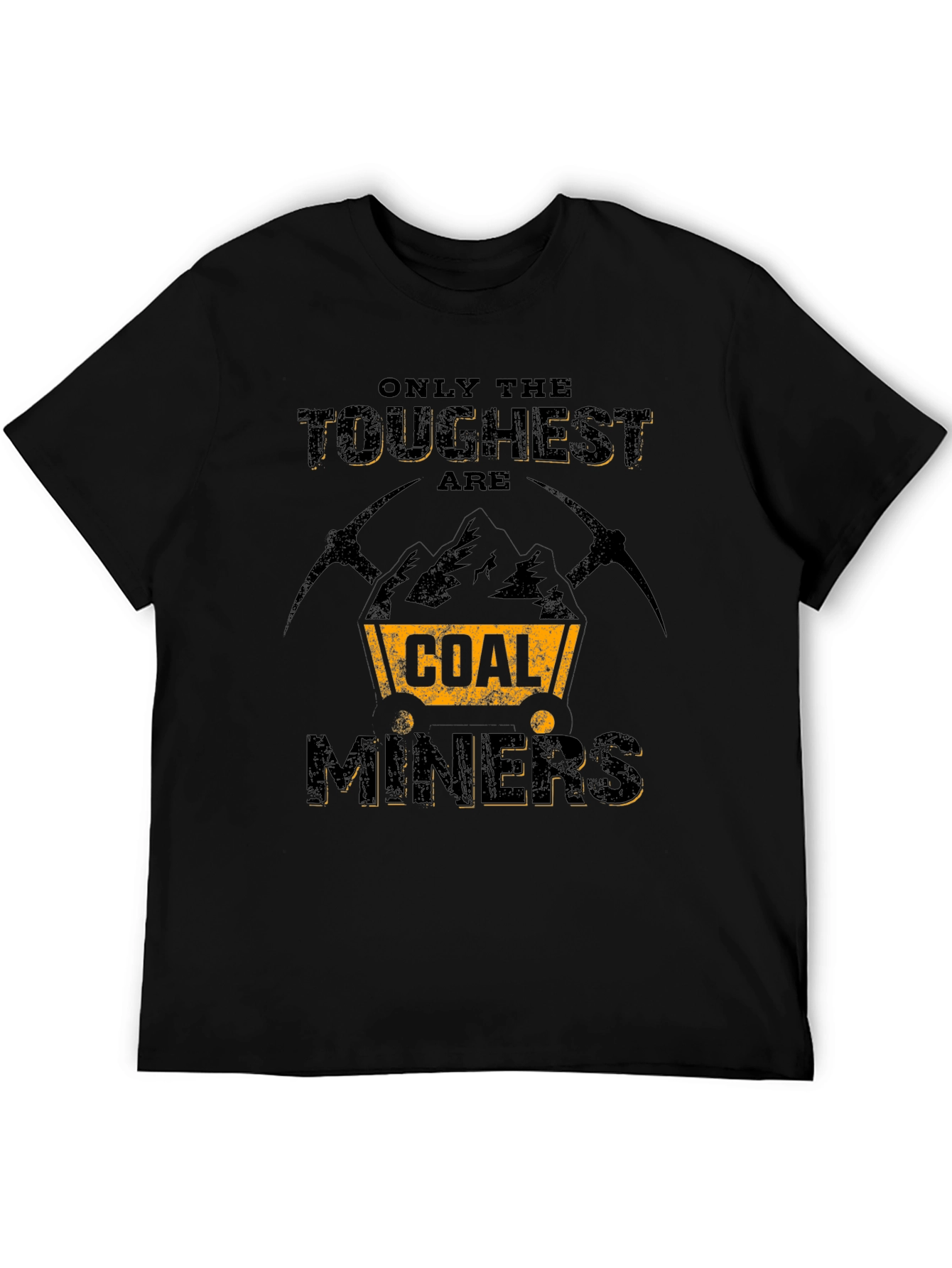 Toughest Coal Miners Graphic Tee - Black Crew Neck