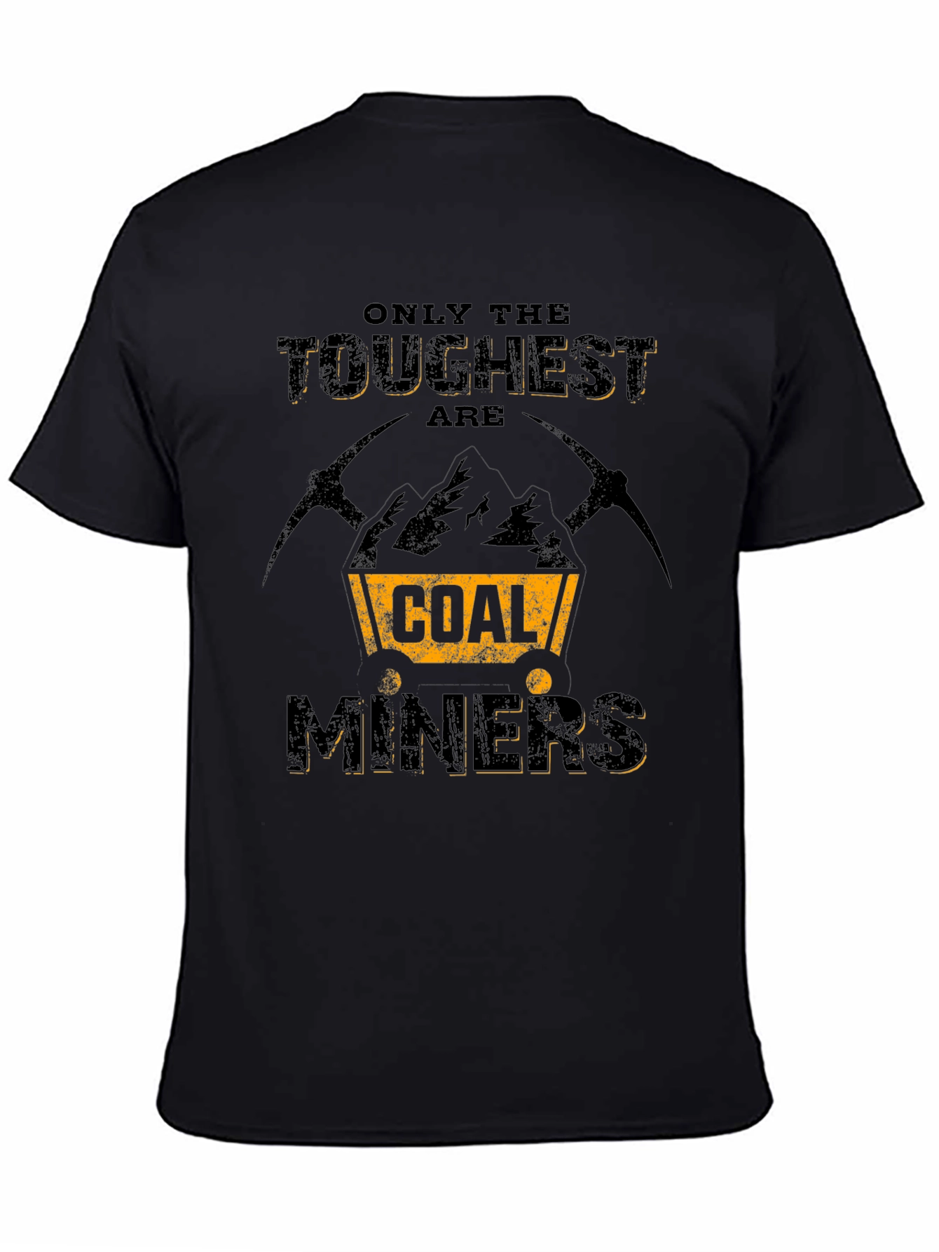 Toughest Coal Miners Graphic Tee - Black Crew Neck