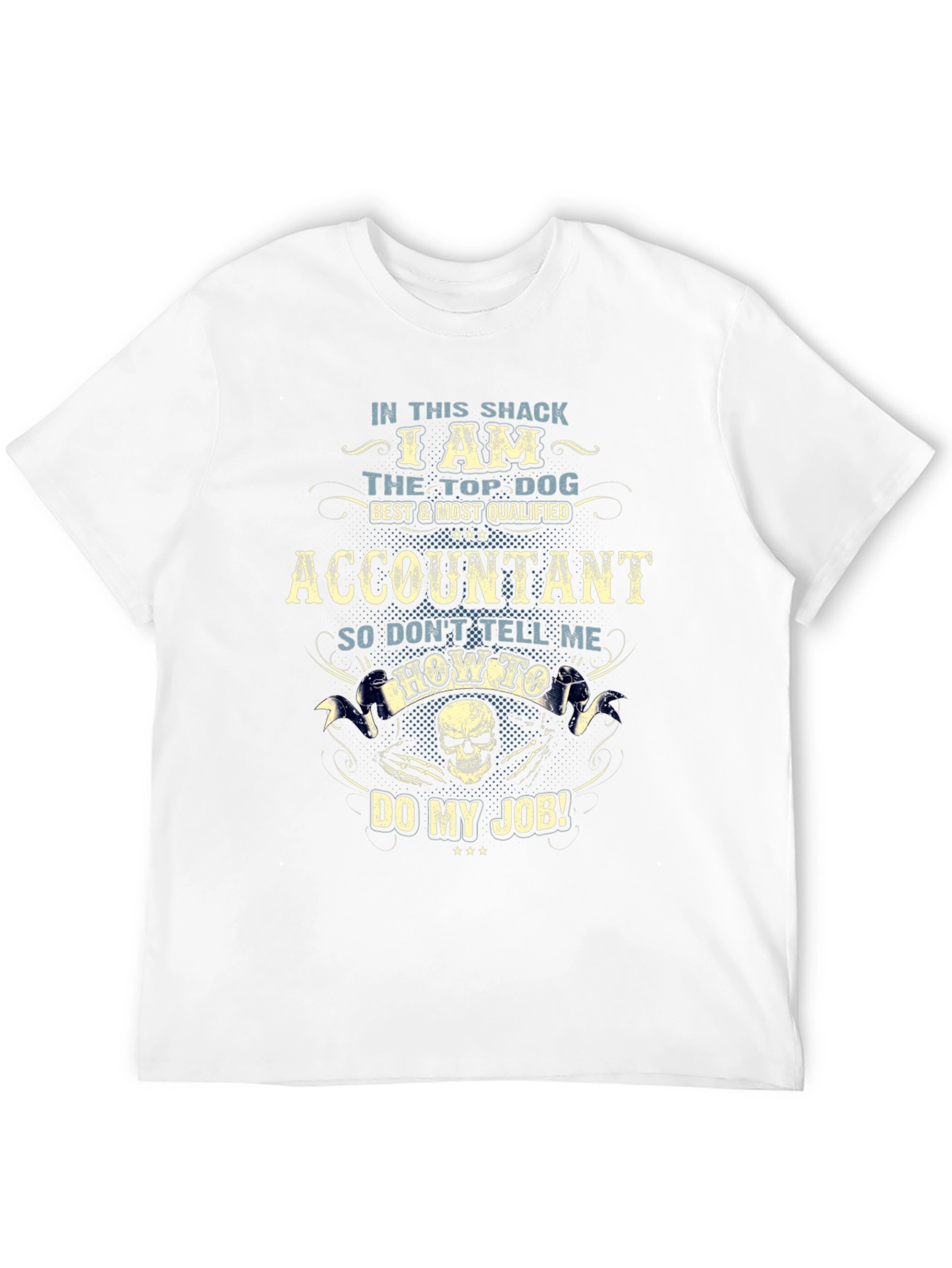 Accountant Top Dog Graphic T-Shirt