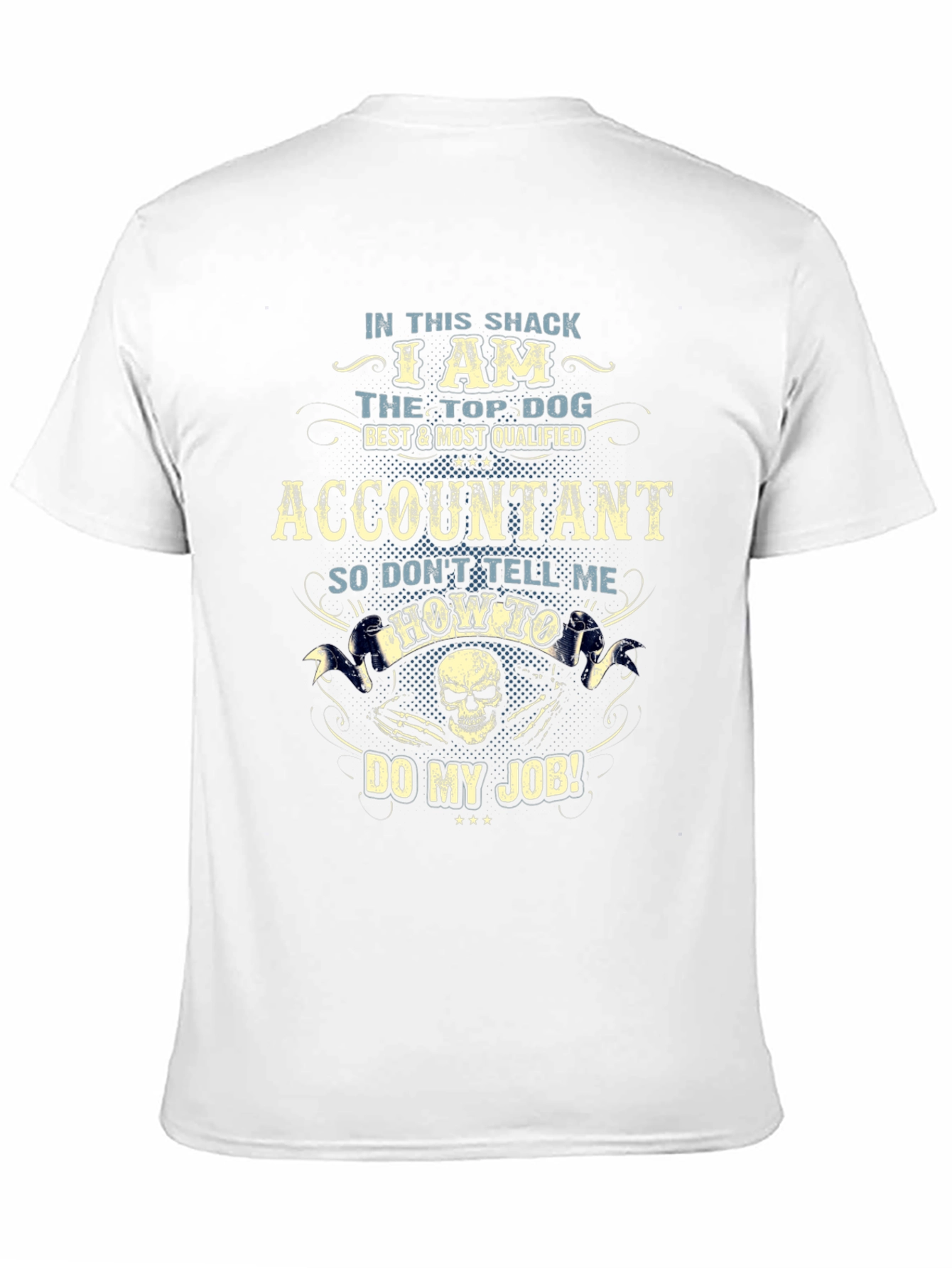 Accountant Top Dog Graphic T-Shirt