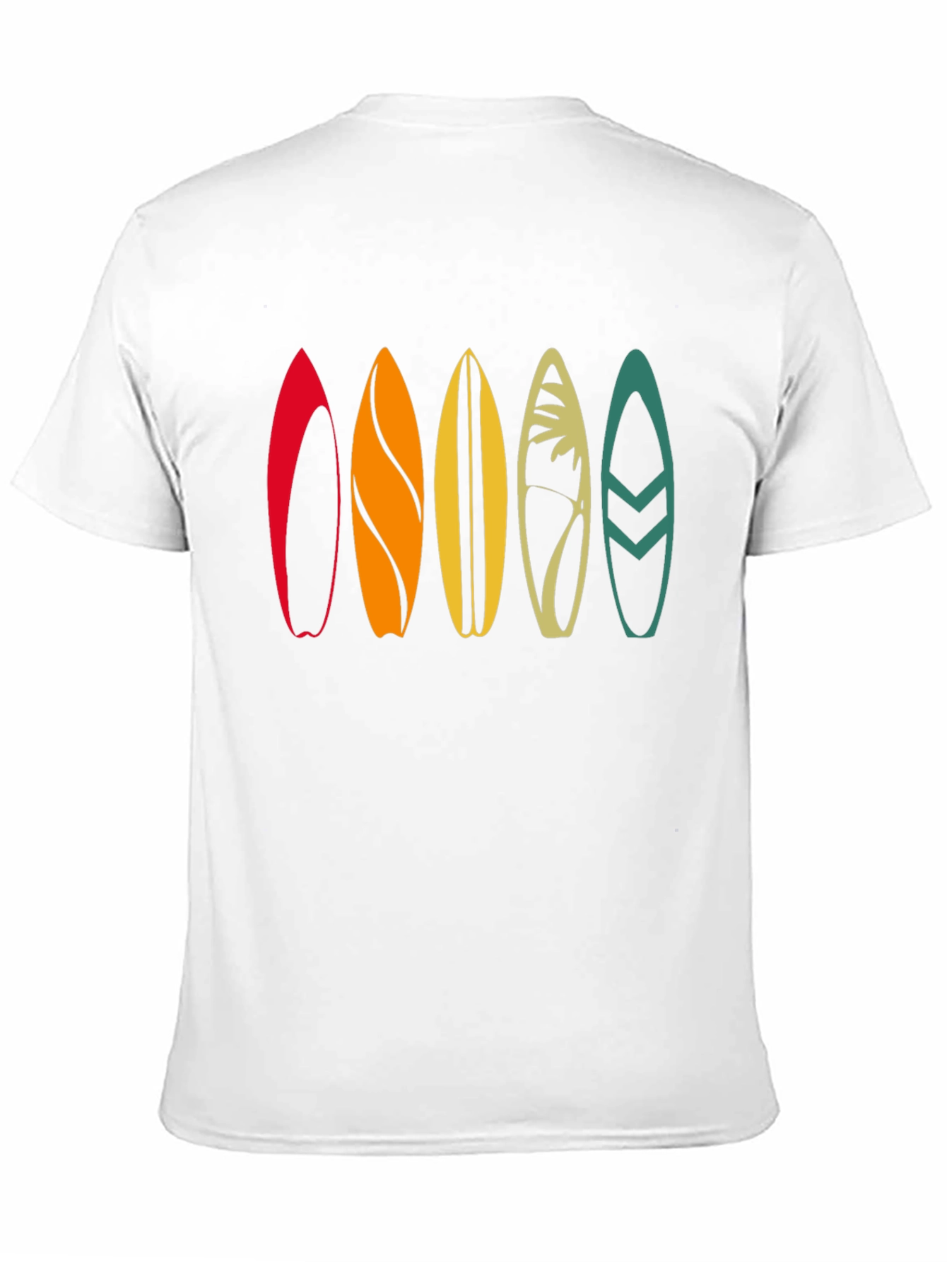 Retro Surfboard Graphic T-Shirt