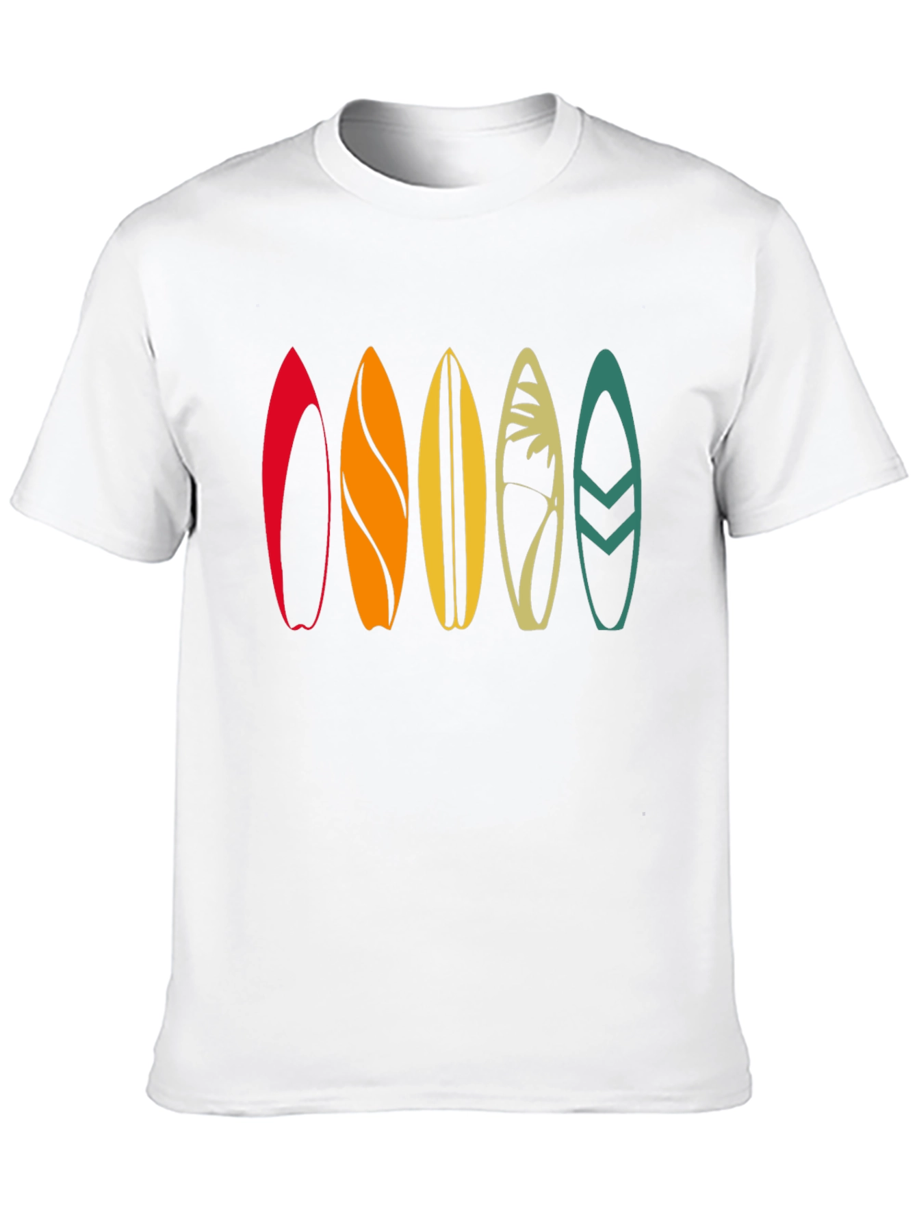 Retro Surfboard Graphic T-Shirt