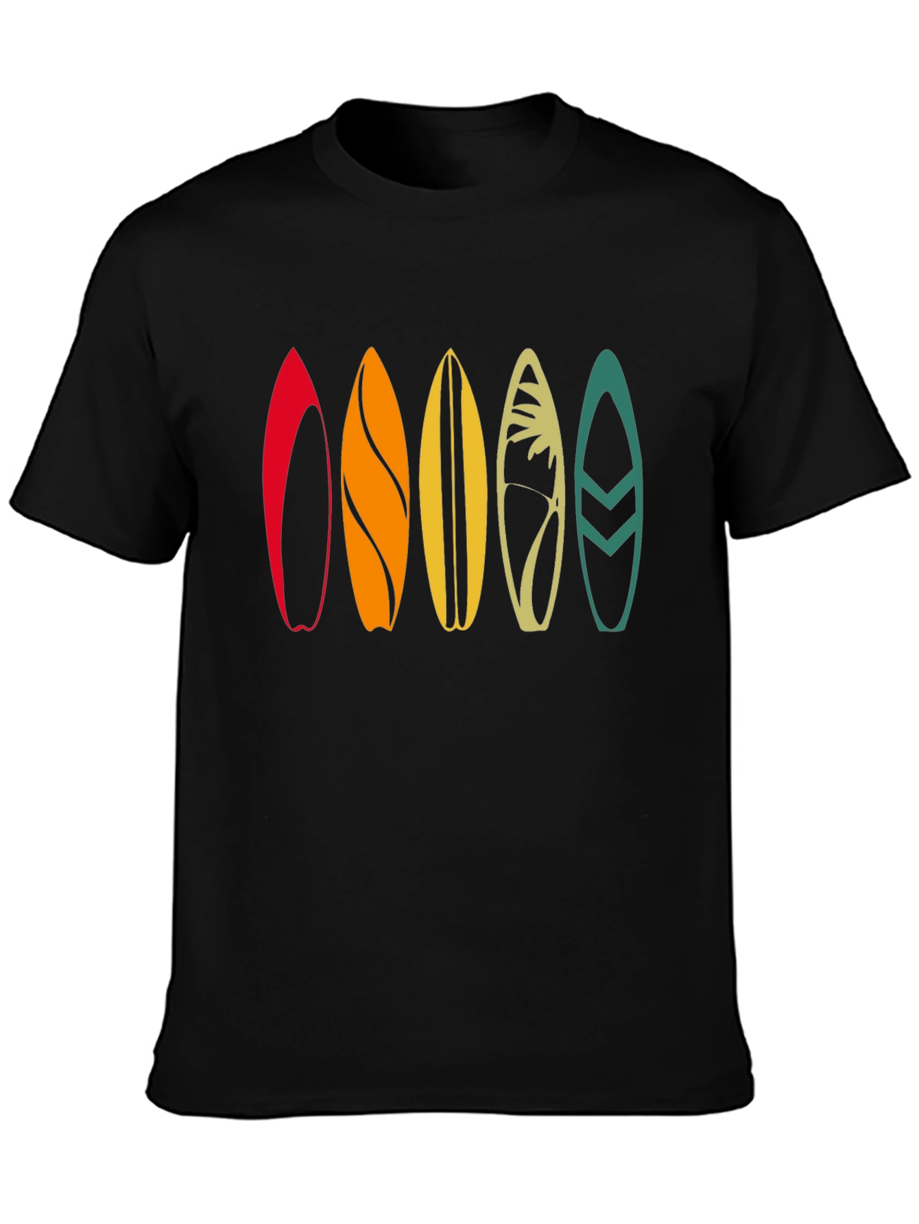Retro Surfboard Graphic T-Shirt