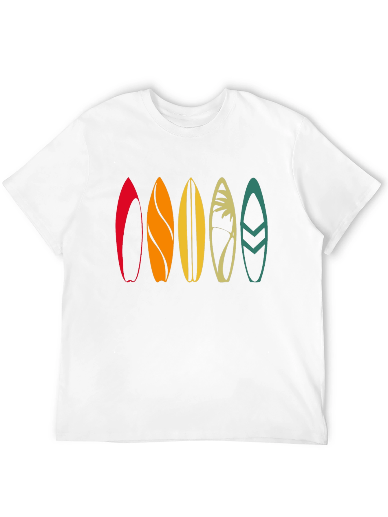 Retro Surfboard Graphic T-Shirt