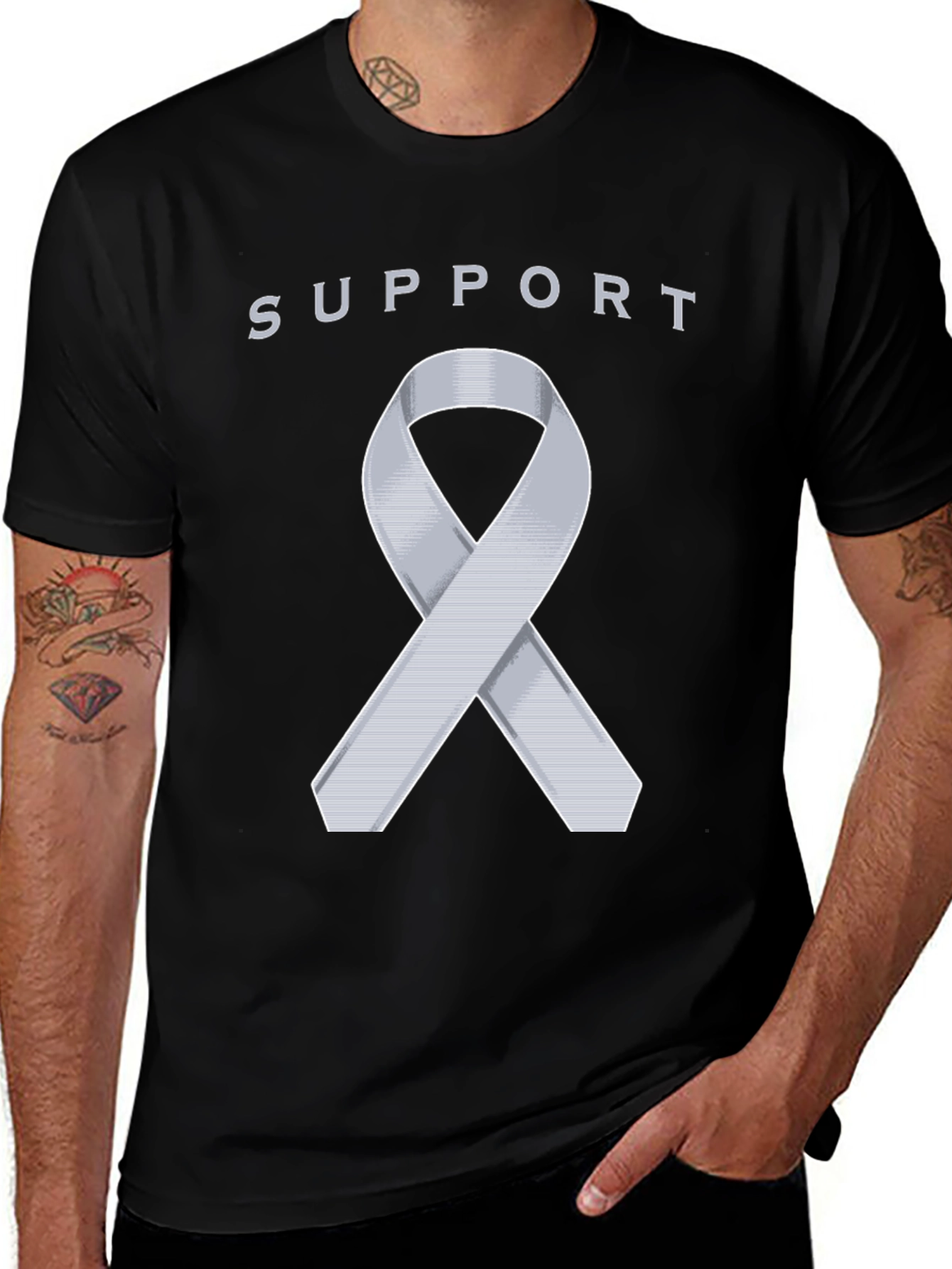 Support Ribbon Graphic Tee