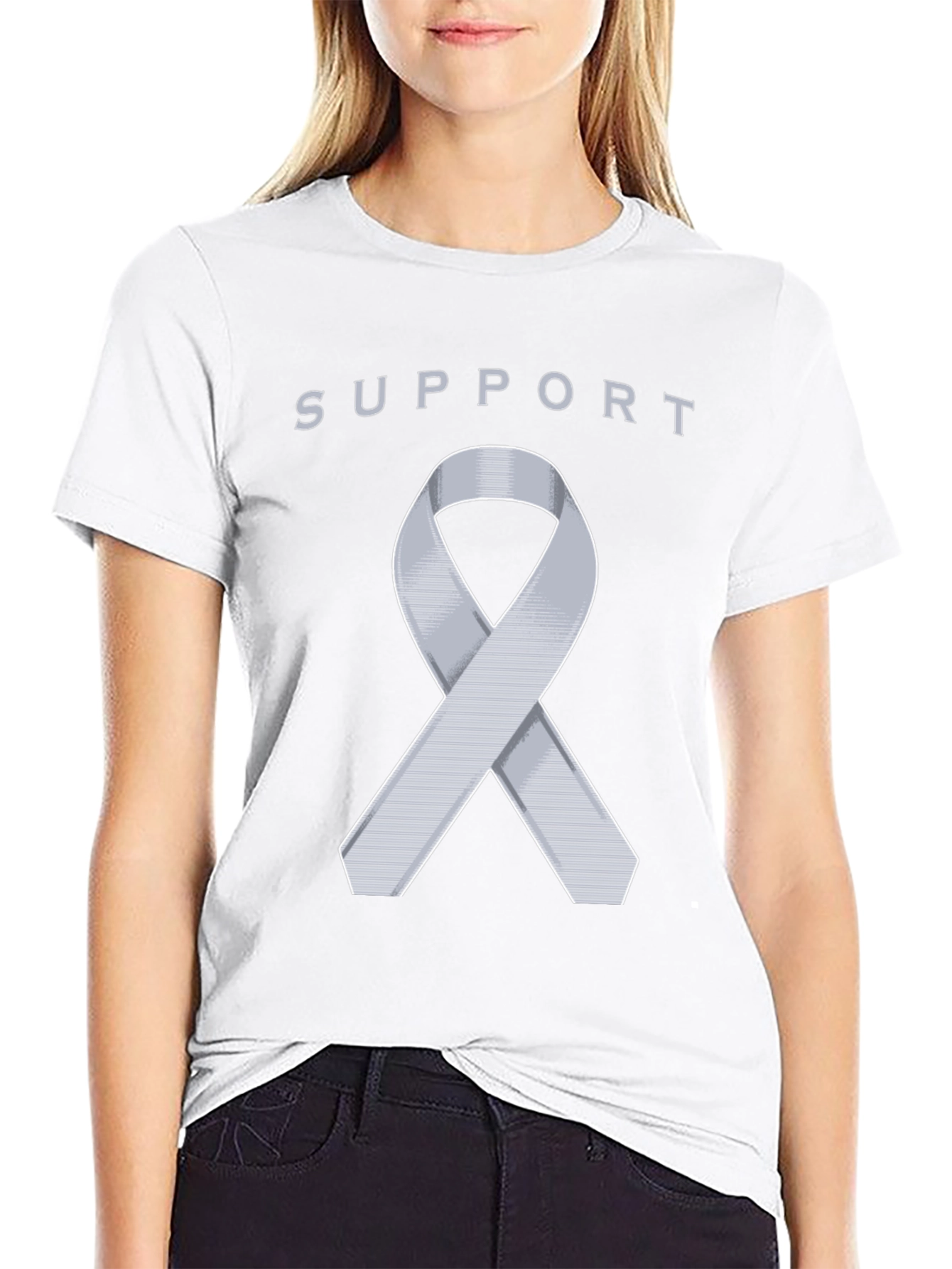 Support Ribbon Graphic Tee