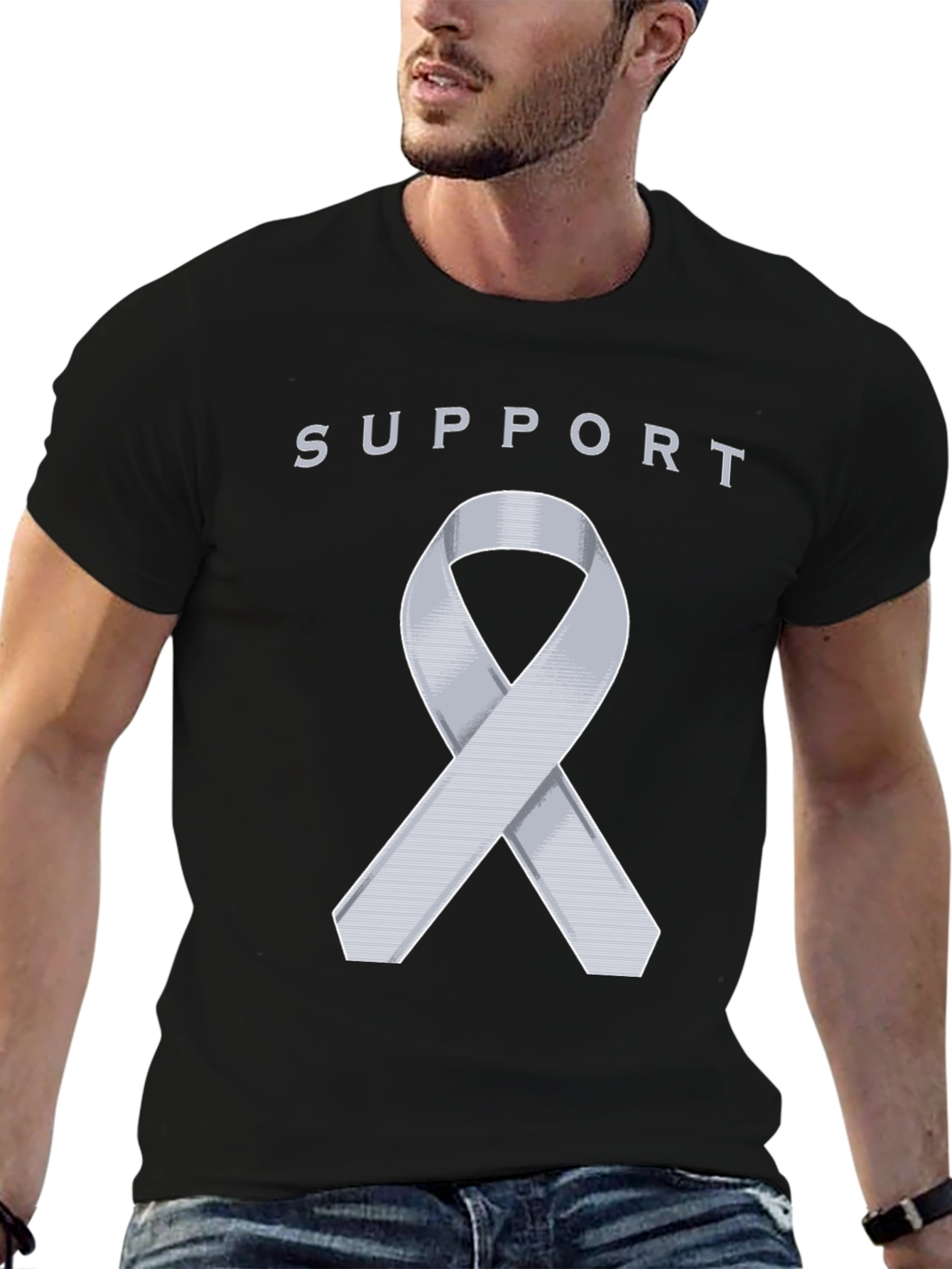 Support Ribbon Graphic Tee