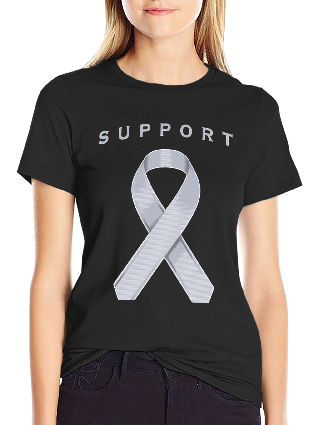 Support Ribbon Graphic Tee