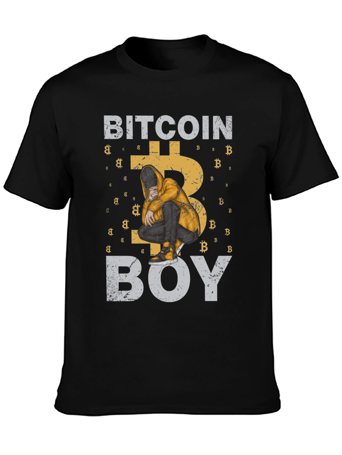 Bitcoin Boy Graphic T-Shirt - Crypto Tee