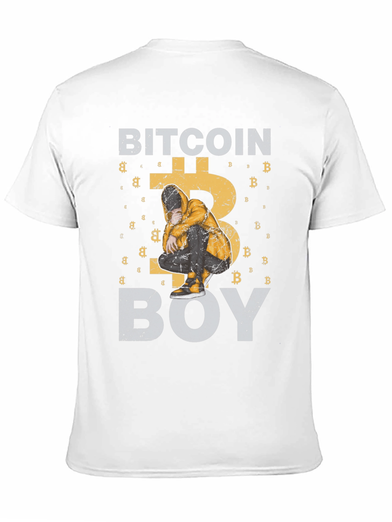 Bitcoin Boy Graphic T-Shirt - Crypto Tee