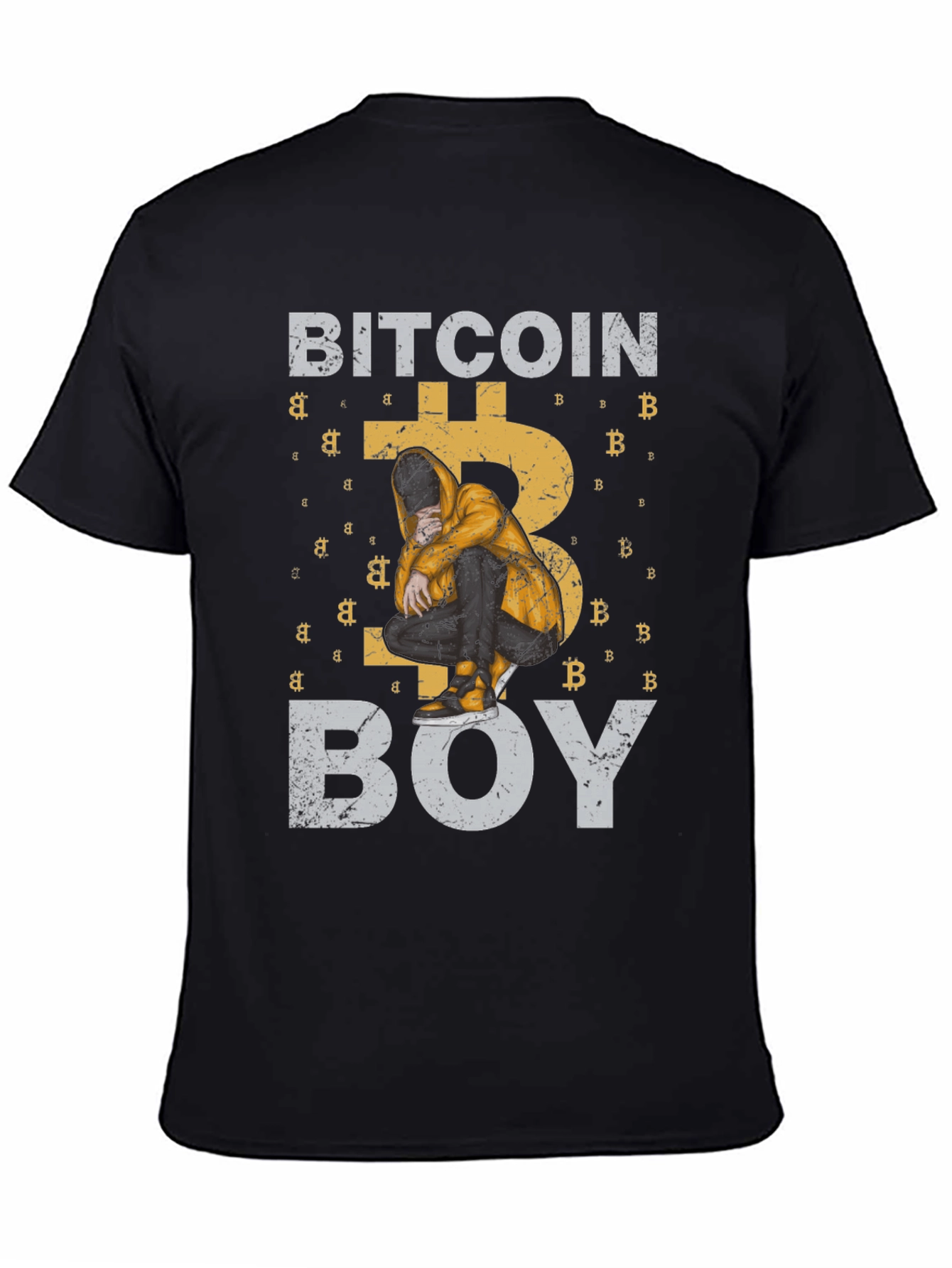 Bitcoin Boy Graphic T-Shirt - Crypto Tee