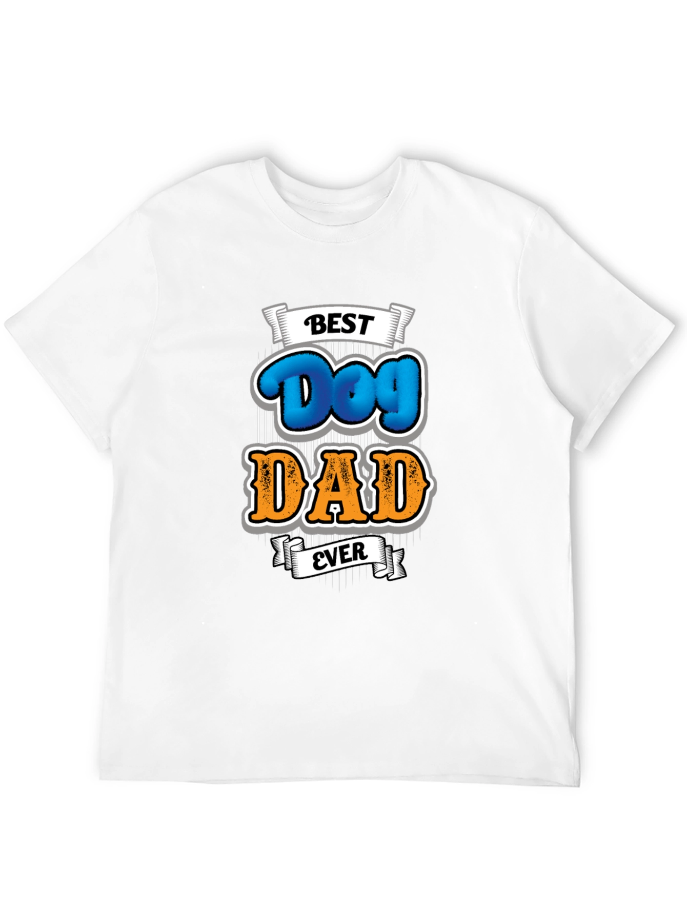 Best Dog Dad Ever T-Shirt Fathers Day Gift