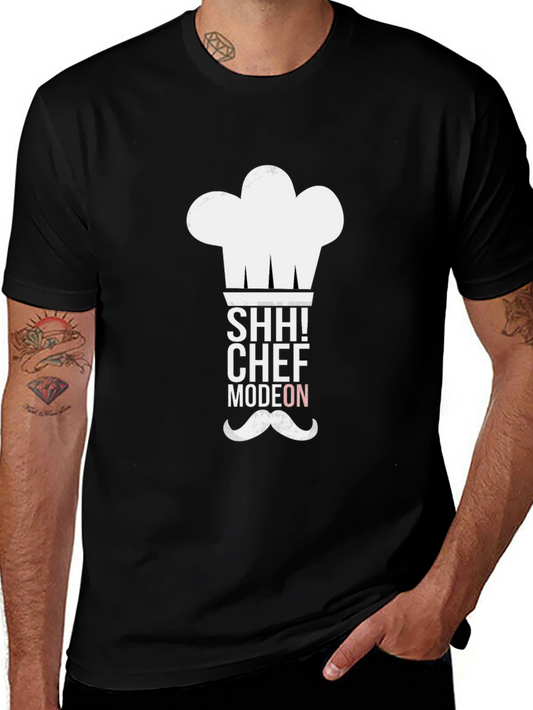 SHH! Chef Mode On T-Shirt - Funny Cook Gift