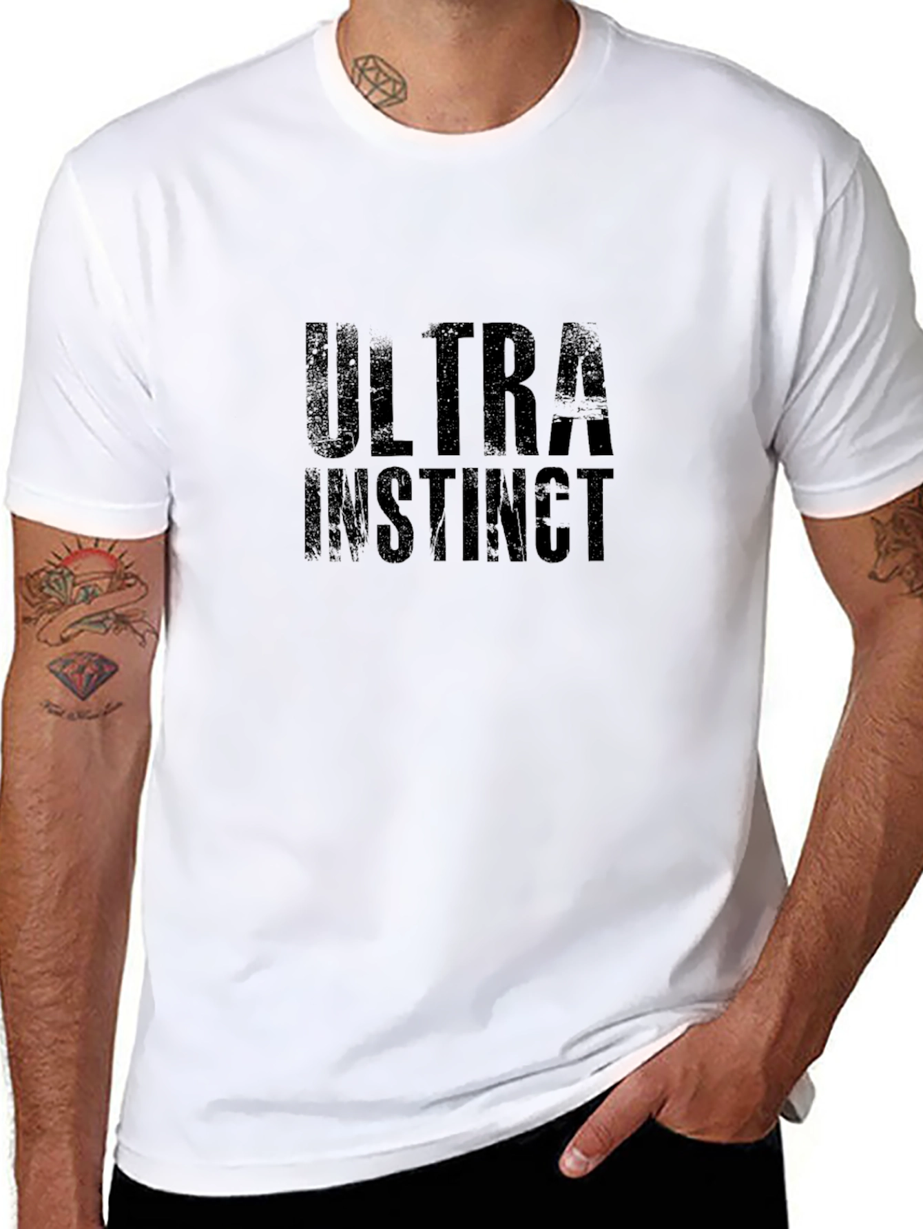 Ultra Instinct Black T-Shirt - Dragon Ball Inspired