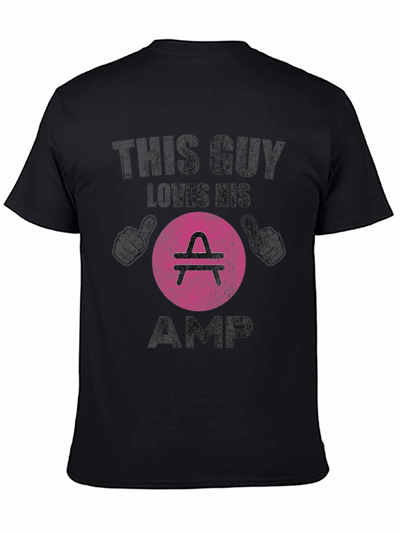 This Guy Loves His AMP T-Shirt - Crypto Gift
