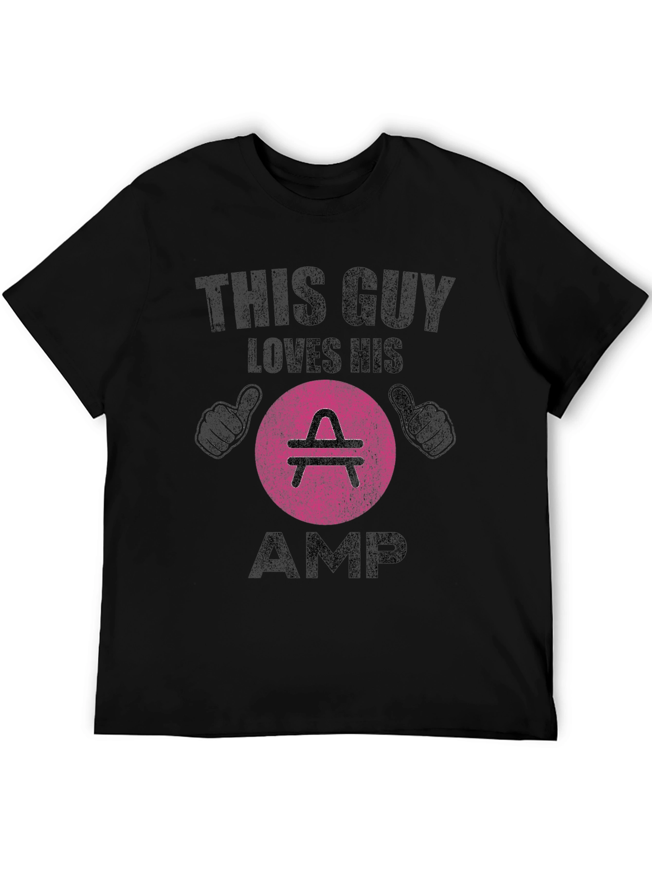 This Guy Loves His AMP T-Shirt - Crypto Gift