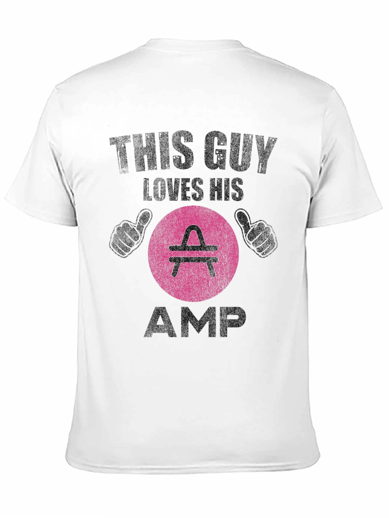 This Guy Loves His AMP T-Shirt - Crypto Gift