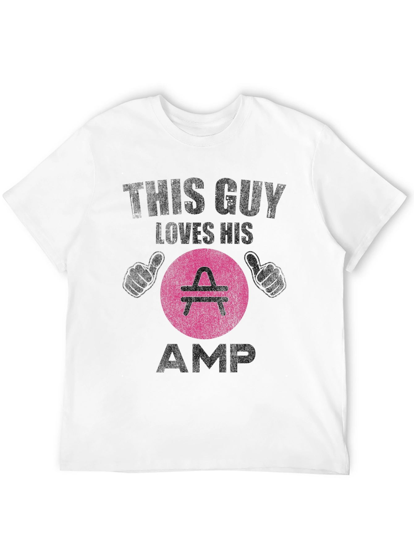 This Guy Loves His AMP T-Shirt - Crypto Gift