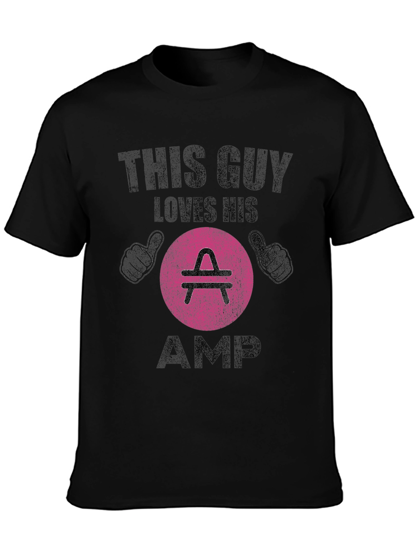 This Guy Loves His AMP T-Shirt - Crypto Gift