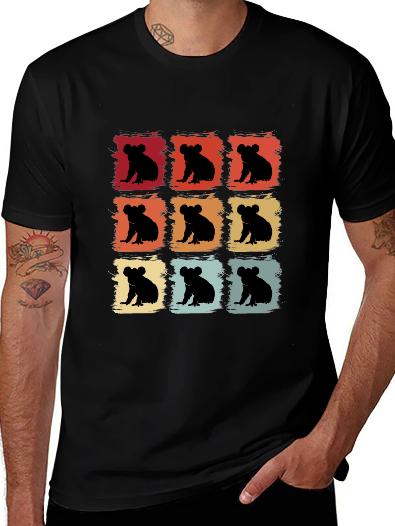 Retro Koala Graphic T-Shirt