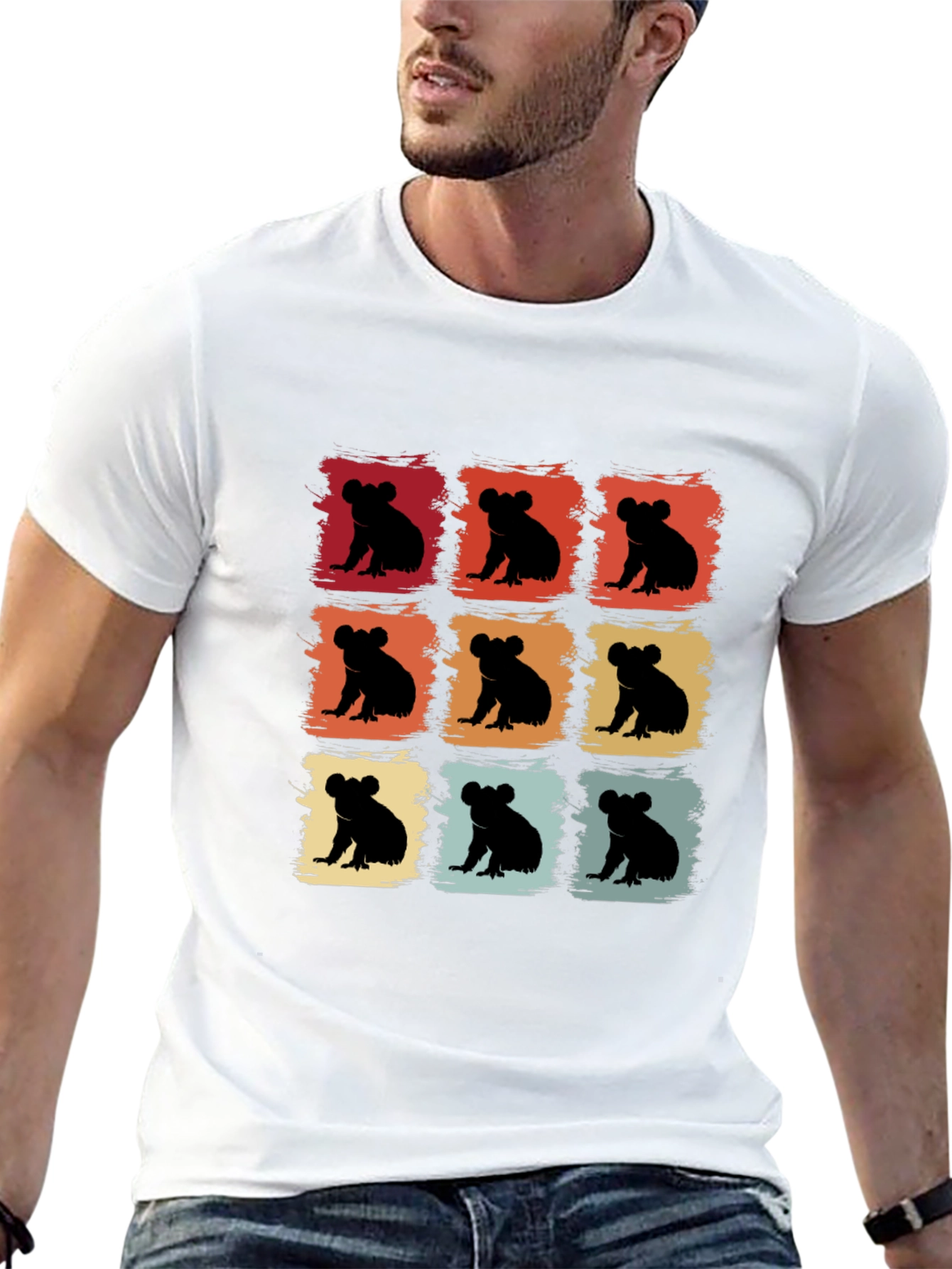 Retro Koala Graphic T-Shirt