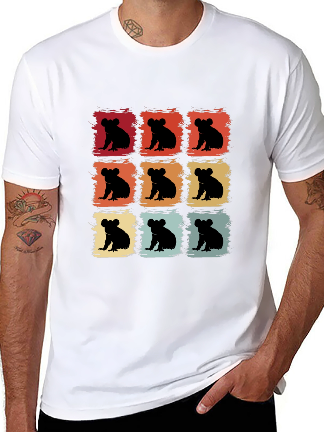 Retro Koala Graphic T-Shirt